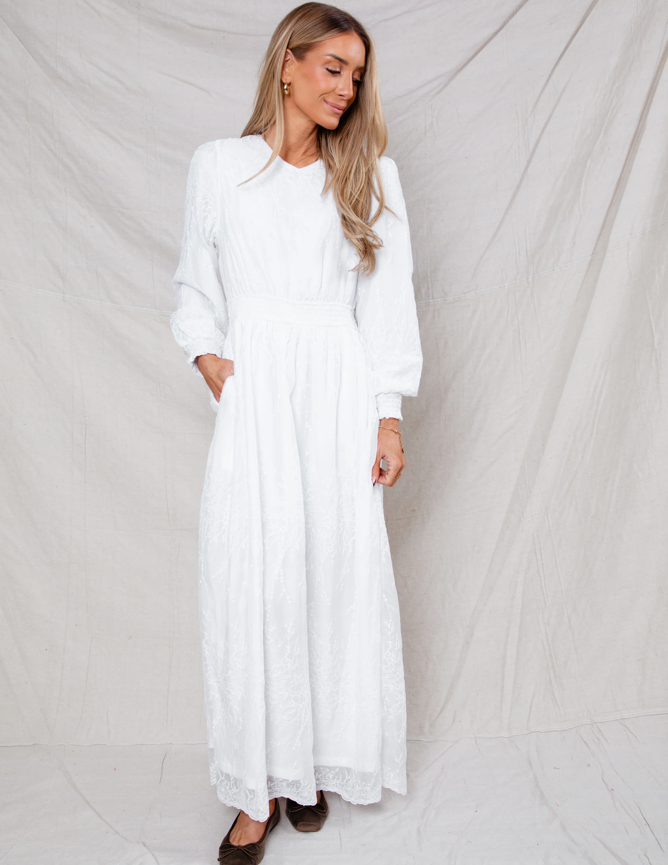 Peterson Embroidered Temple Dress - Image 5