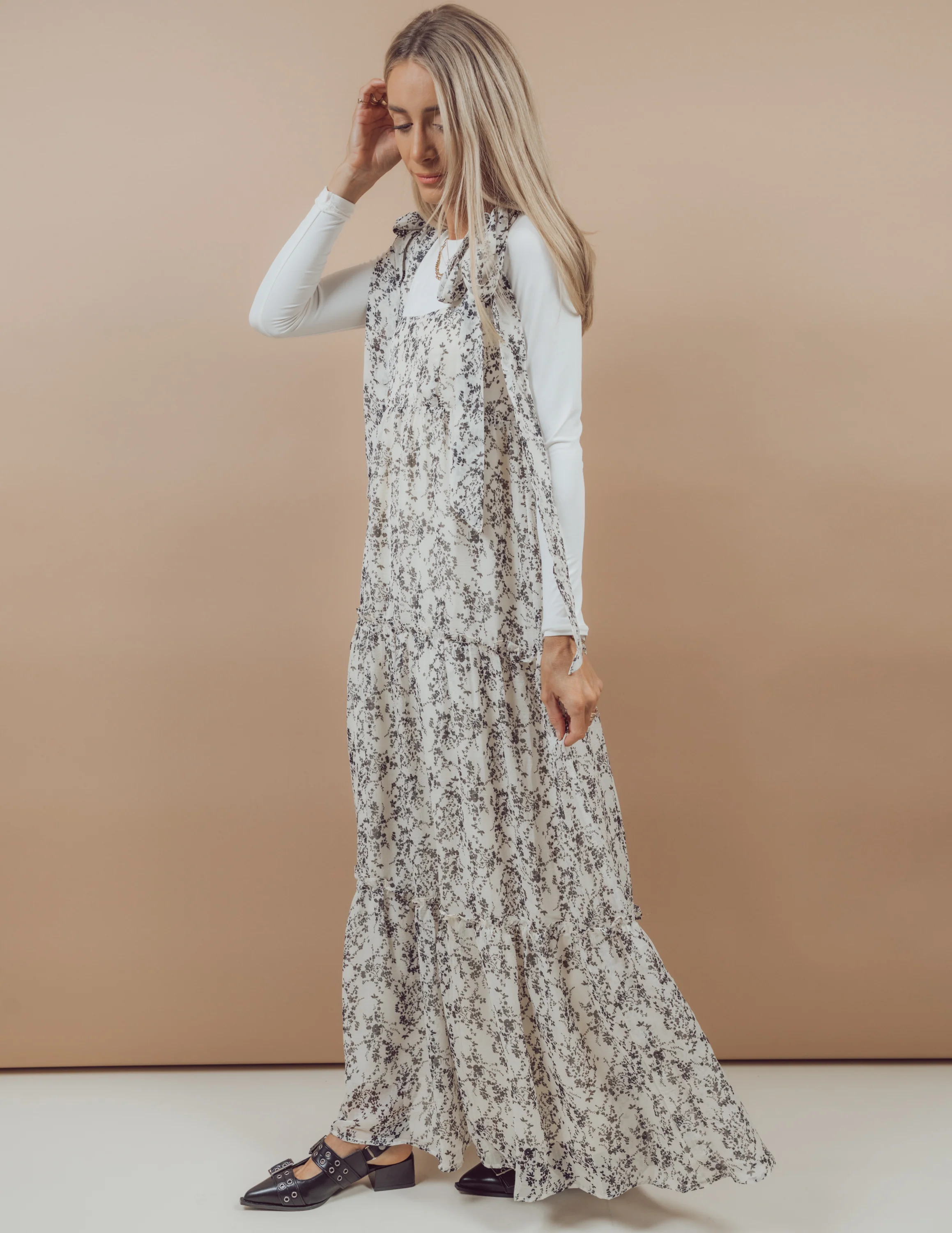 Ragina Floral Maxi Dress - Image 3