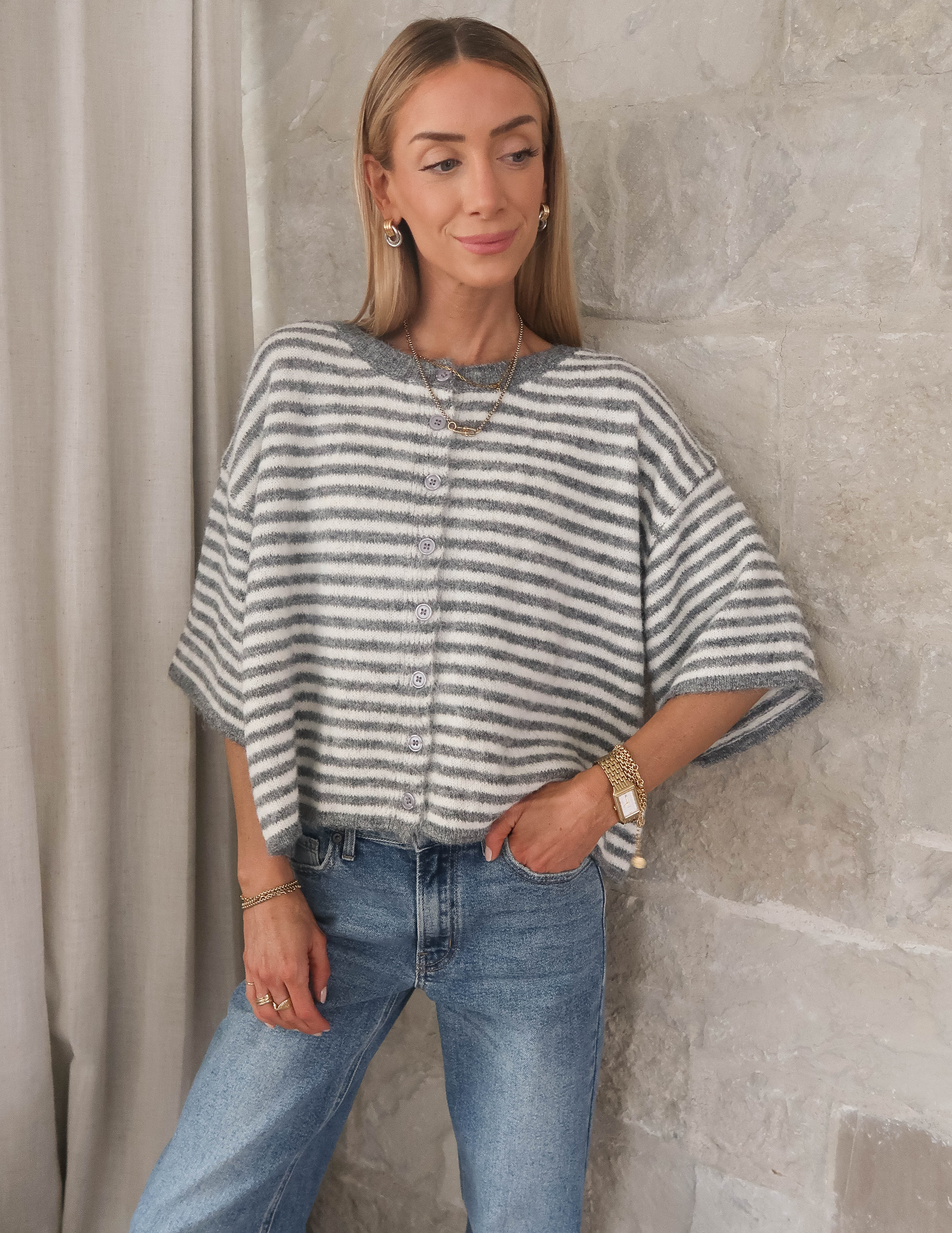 Ridgeway Striped Cardigan - Image 5