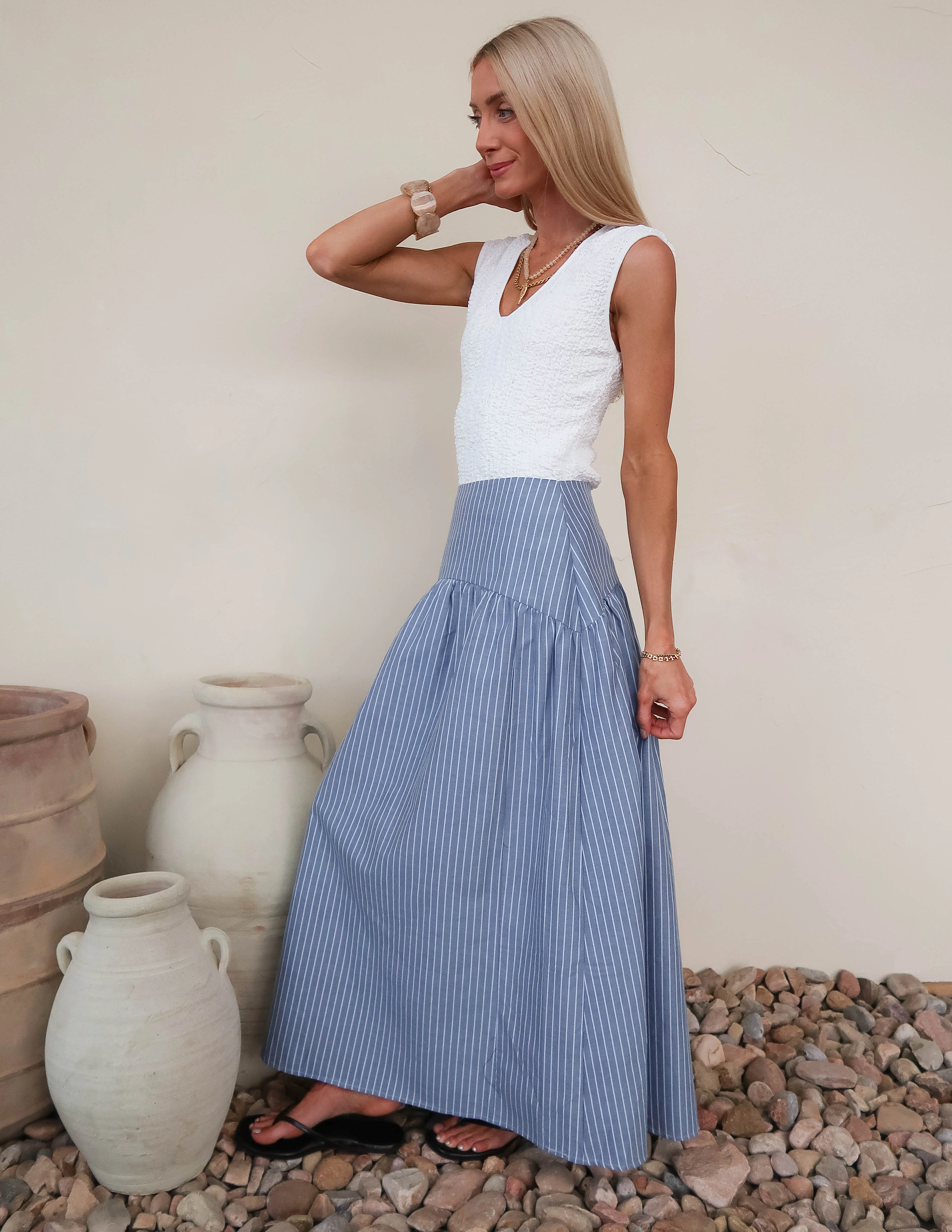 Riviera Stripe Skirt