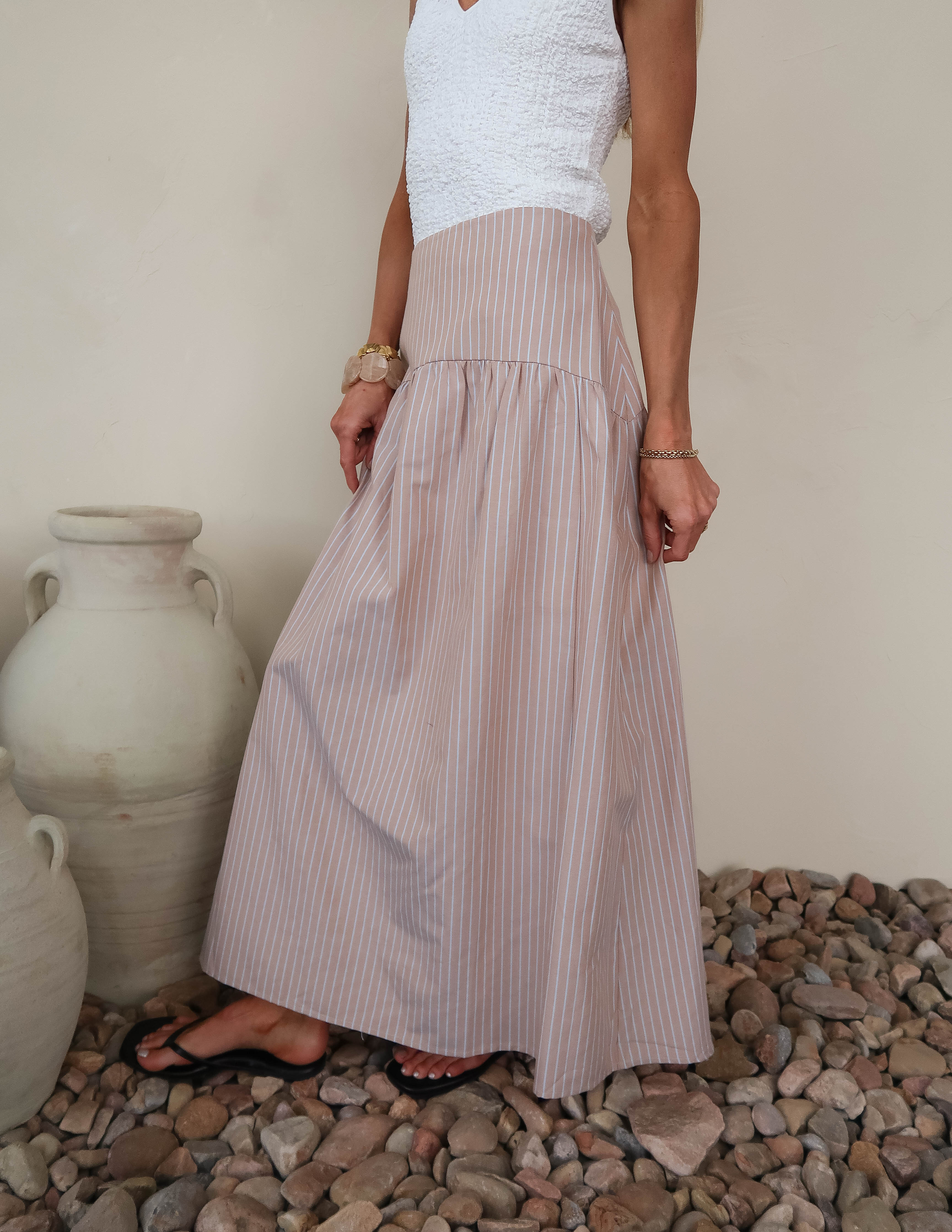 Riviera Stripe Skirt - Image 2
