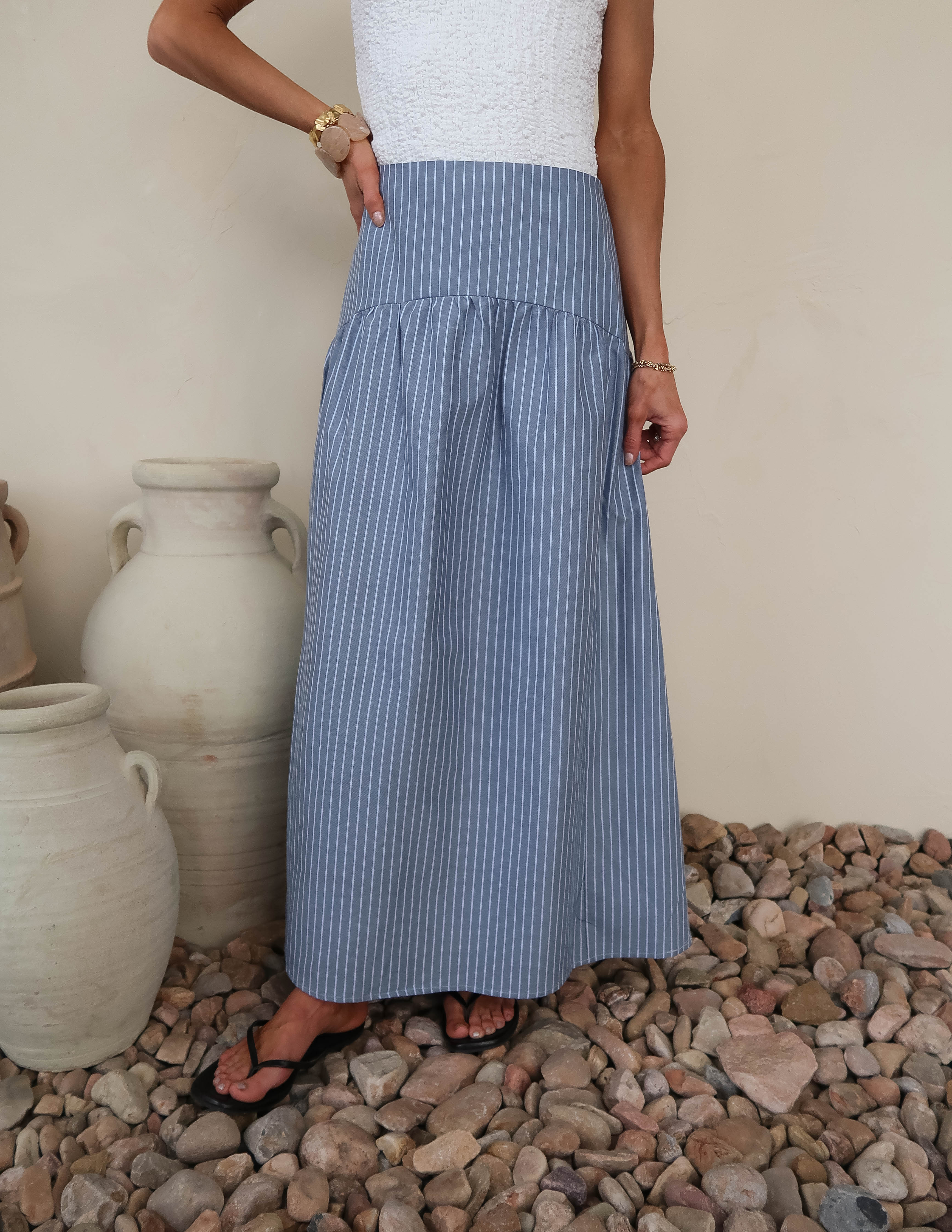 Riviera Stripe Skirt - Image 3