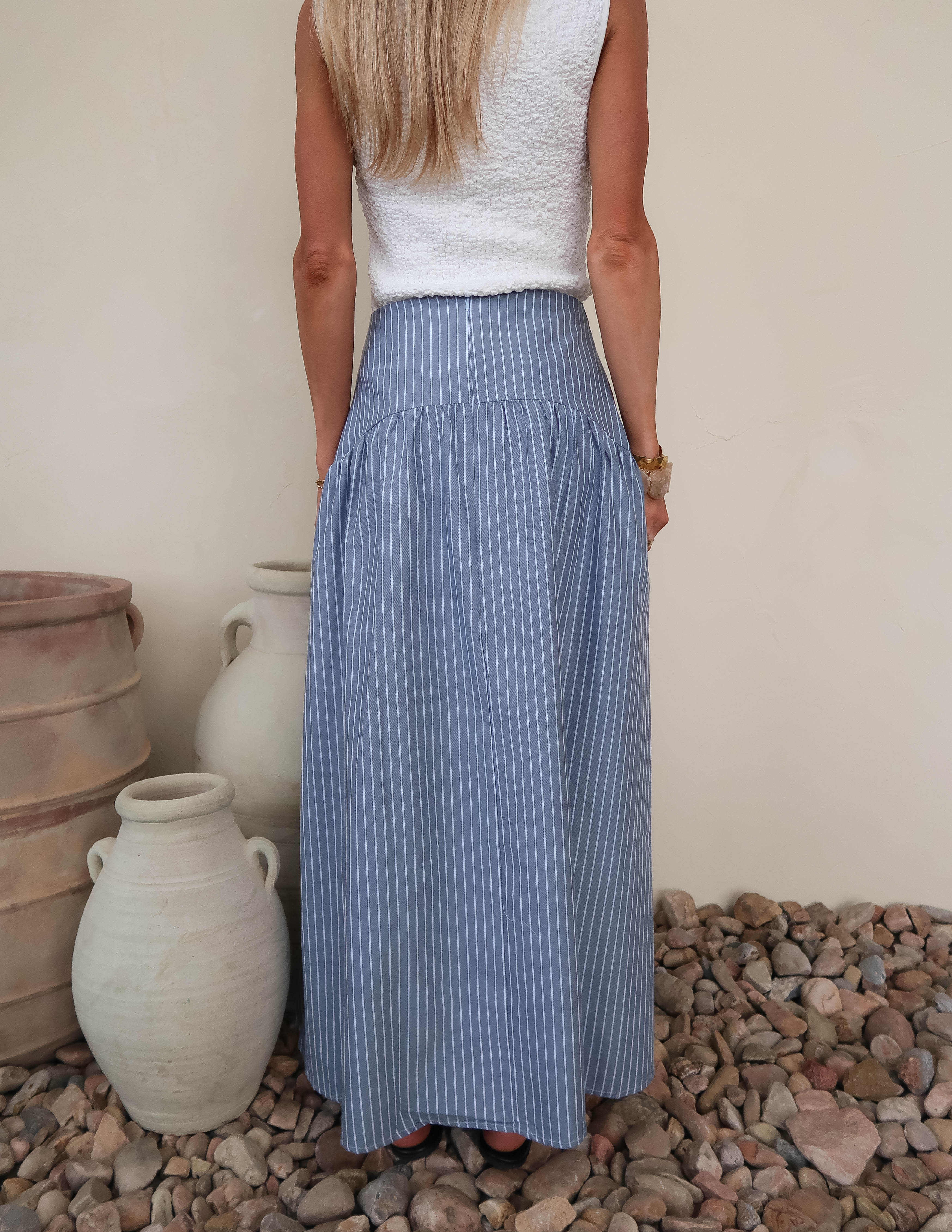 Riviera Stripe Skirt - Image 4