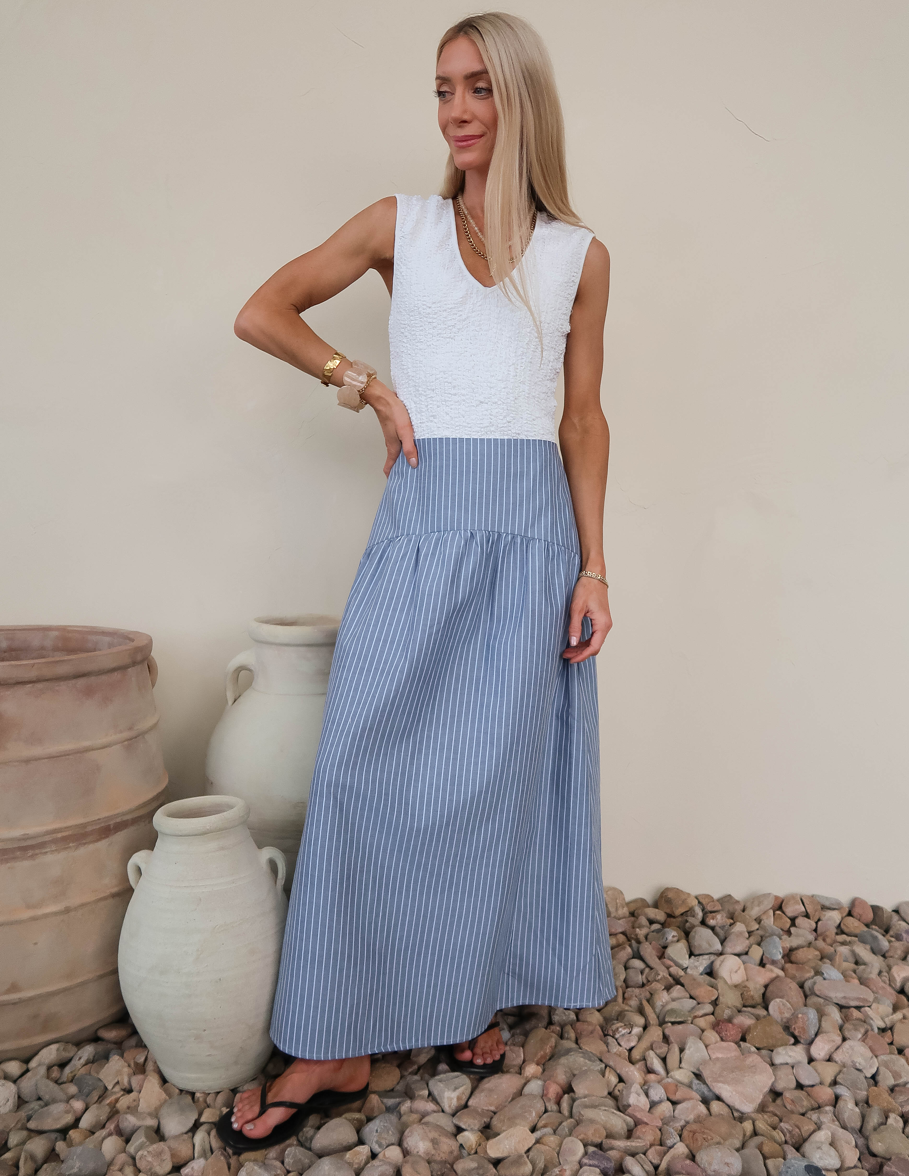 Riviera Stripe Skirt - Image 5
