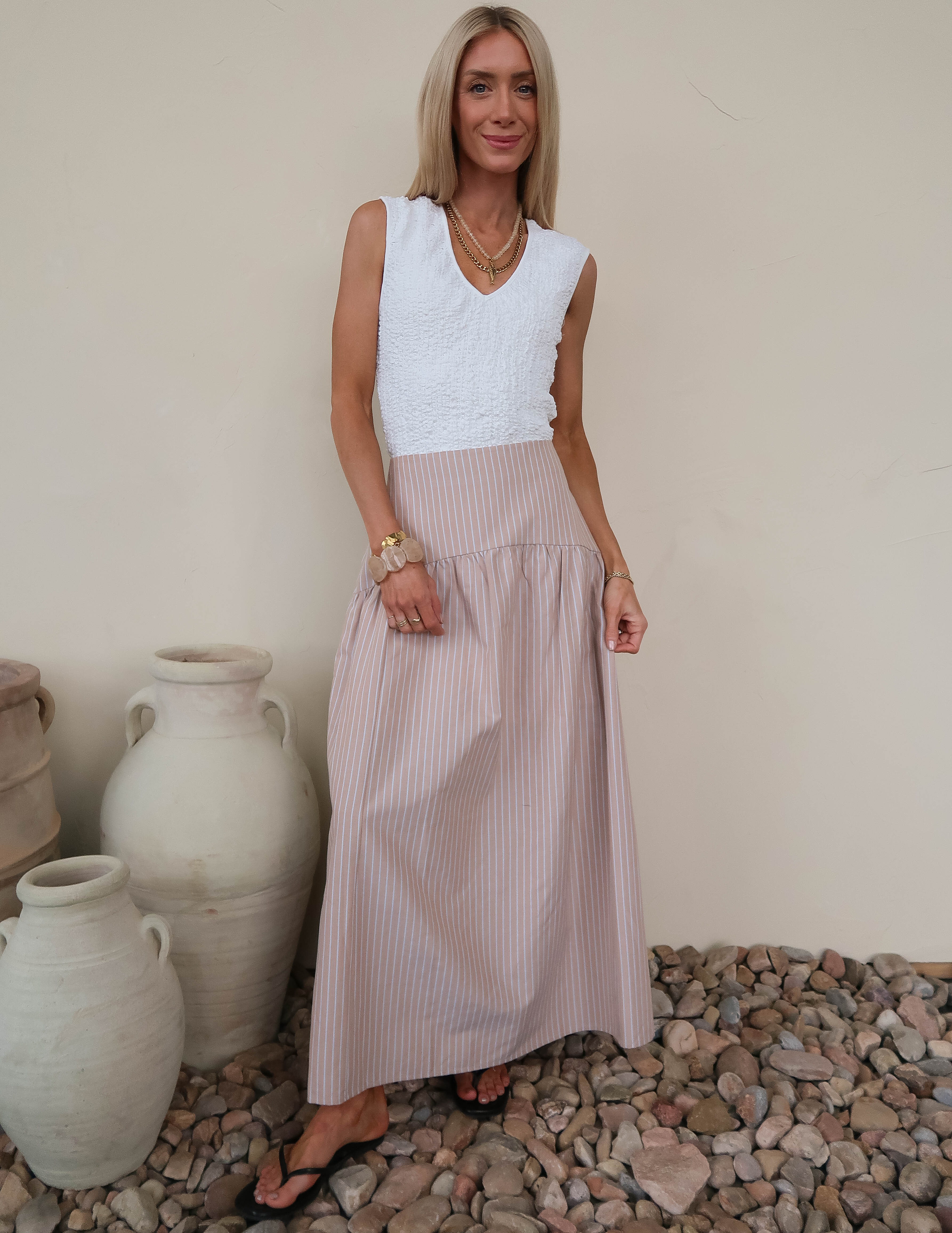 Riviera Stripe Skirt - Image 6