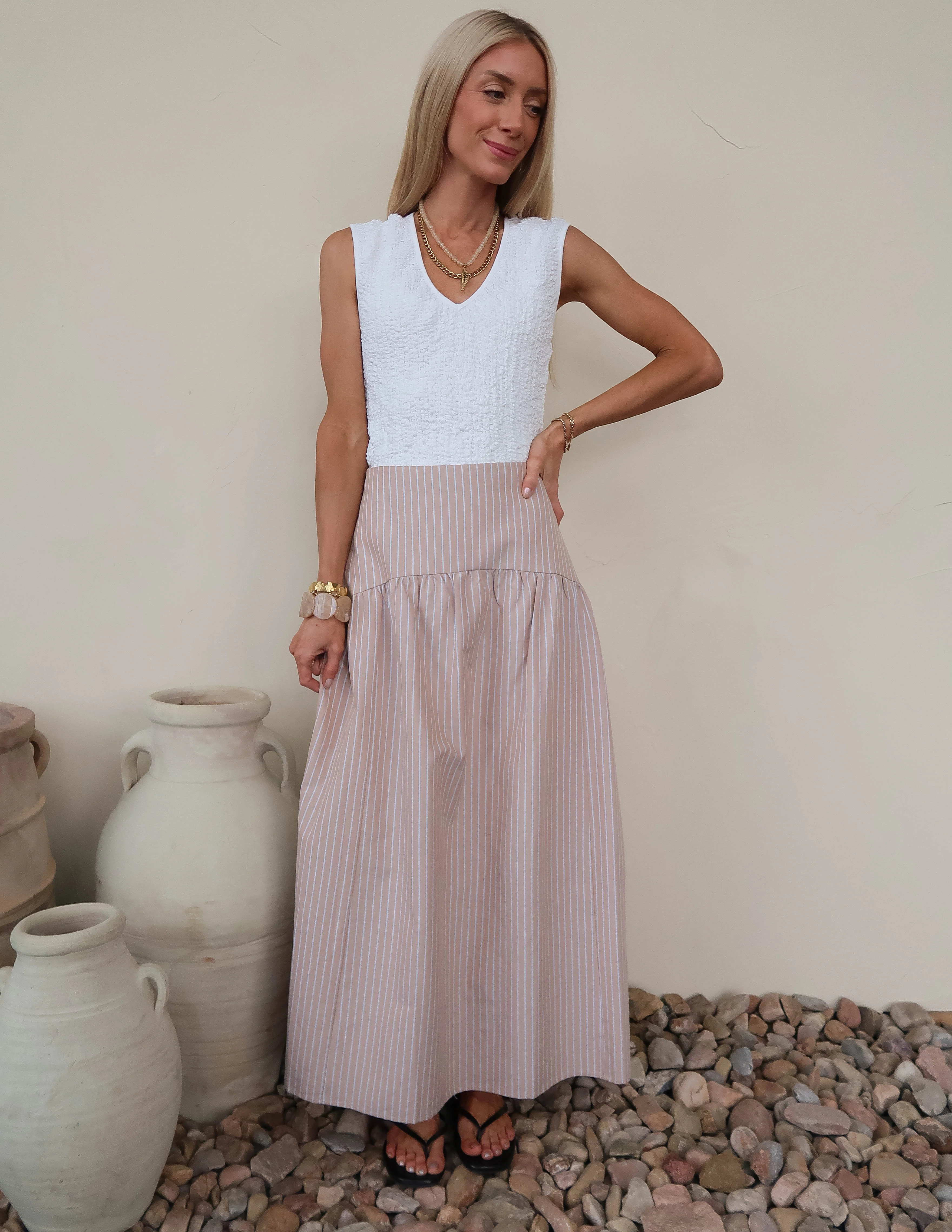 Riviera Stripe Skirt - Image 7