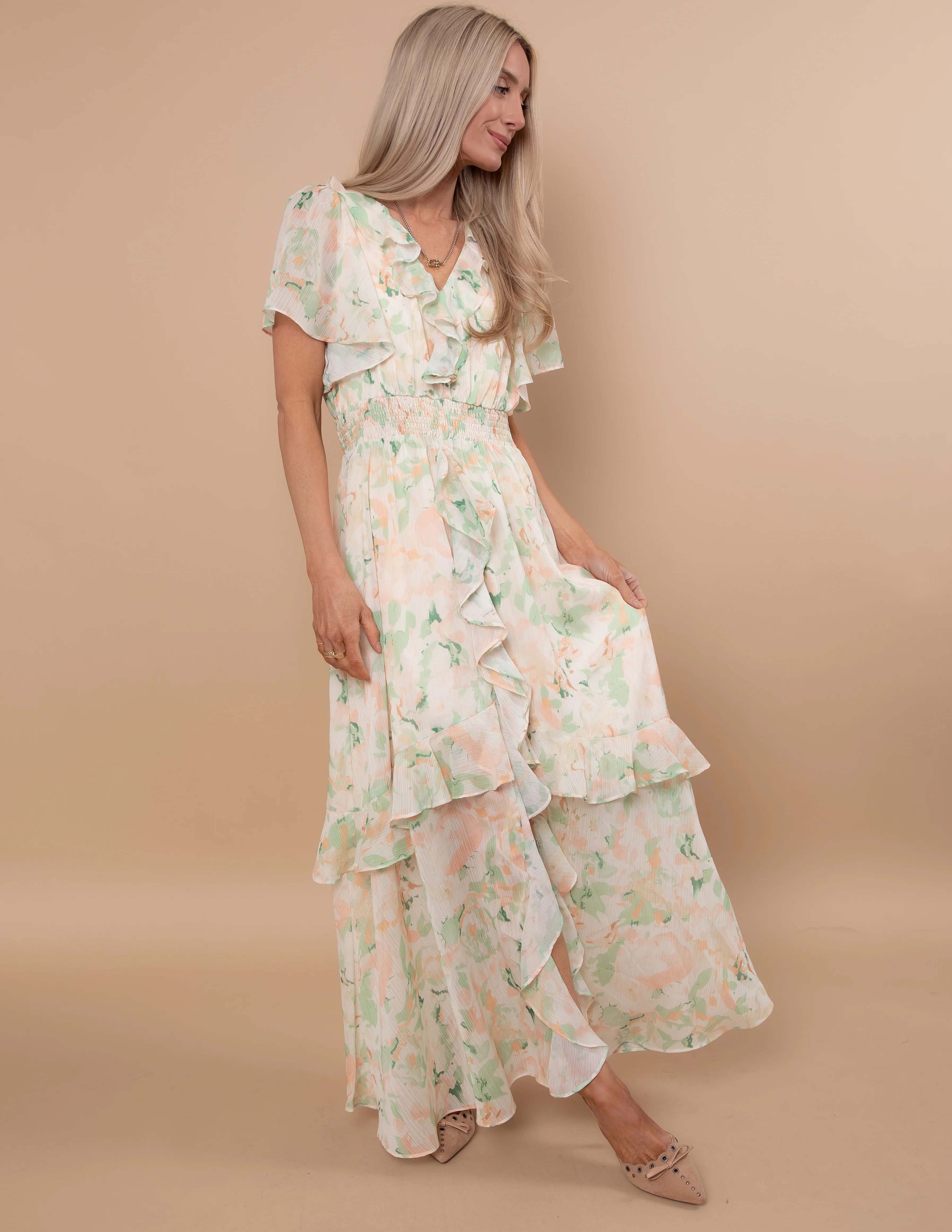 Roma Floral Dress - Image 6
