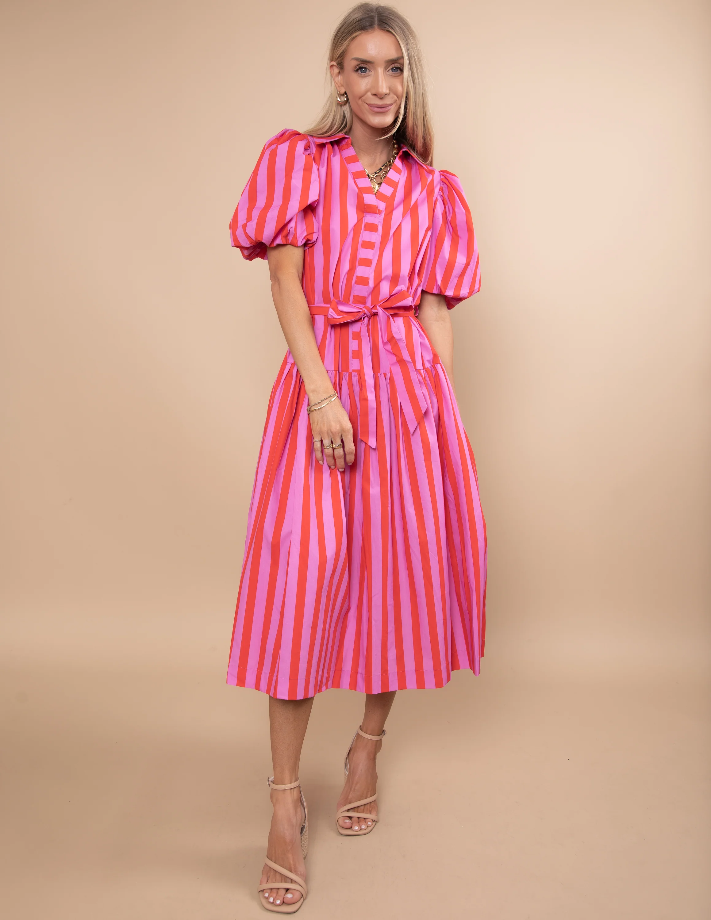 Rosie Stripe Dress - Image 2
