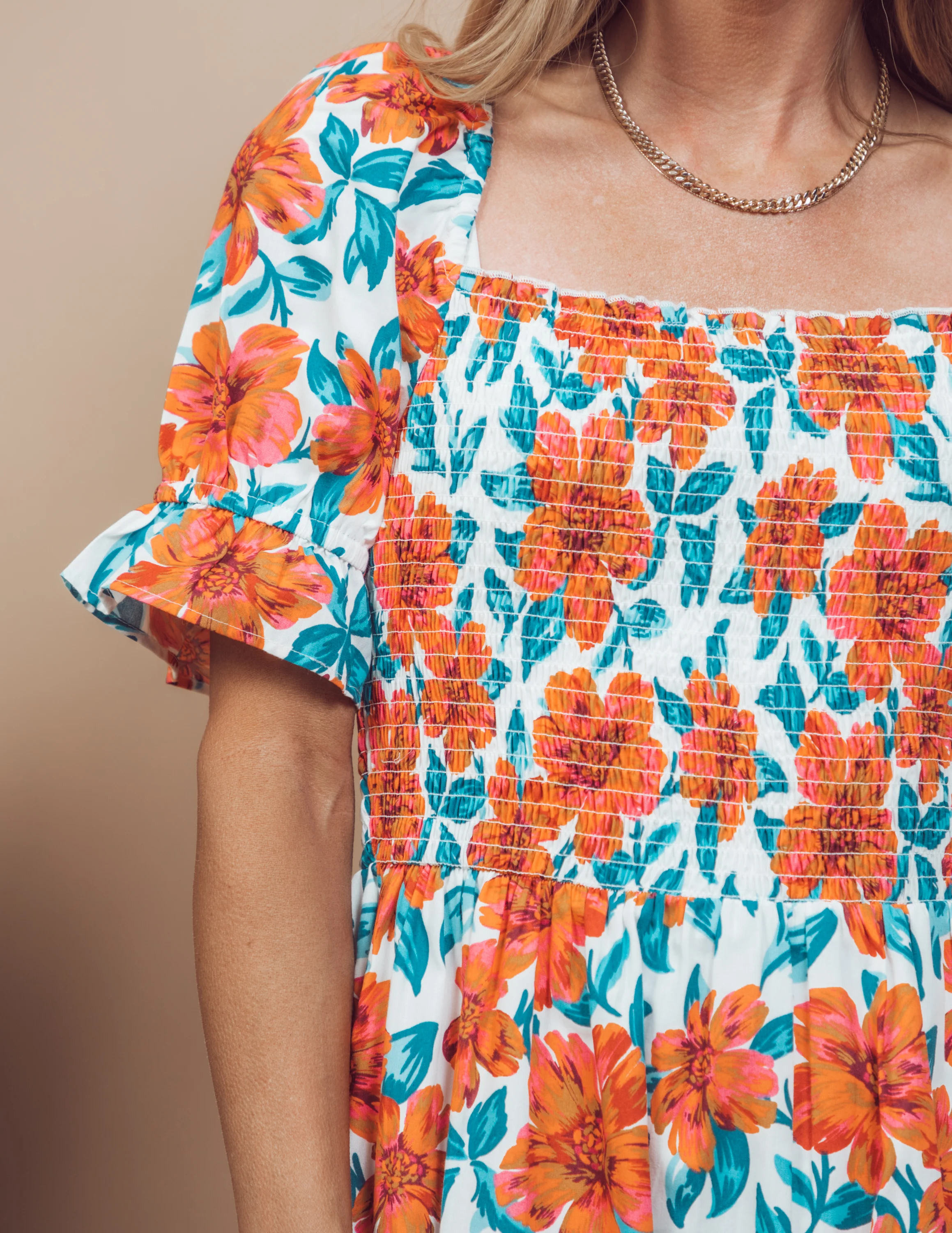 Royal Floral Dress - Image 5