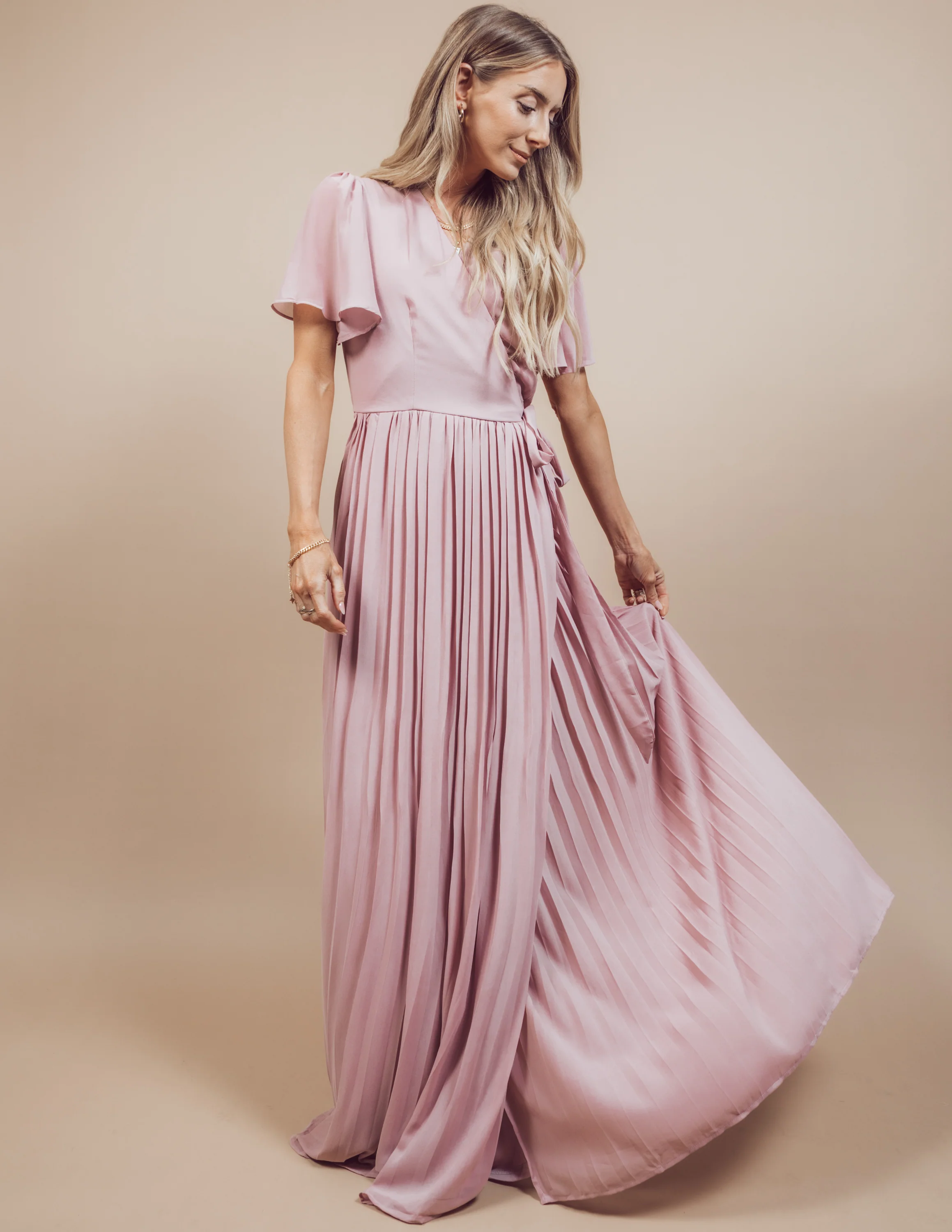 Rylan Pleated Dress - Image 4