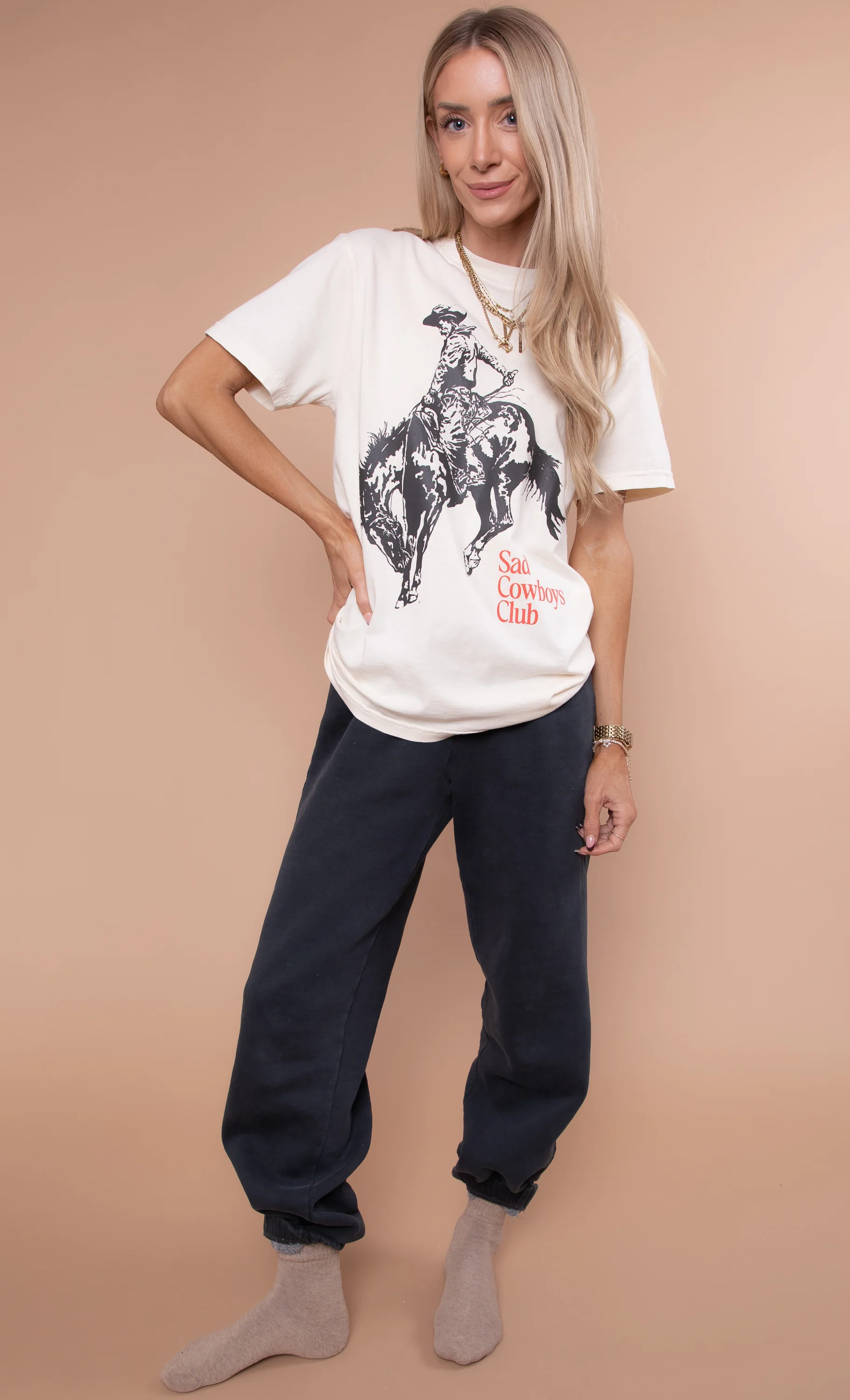 Sad Cowboys Club Graphic Tee - Image 2