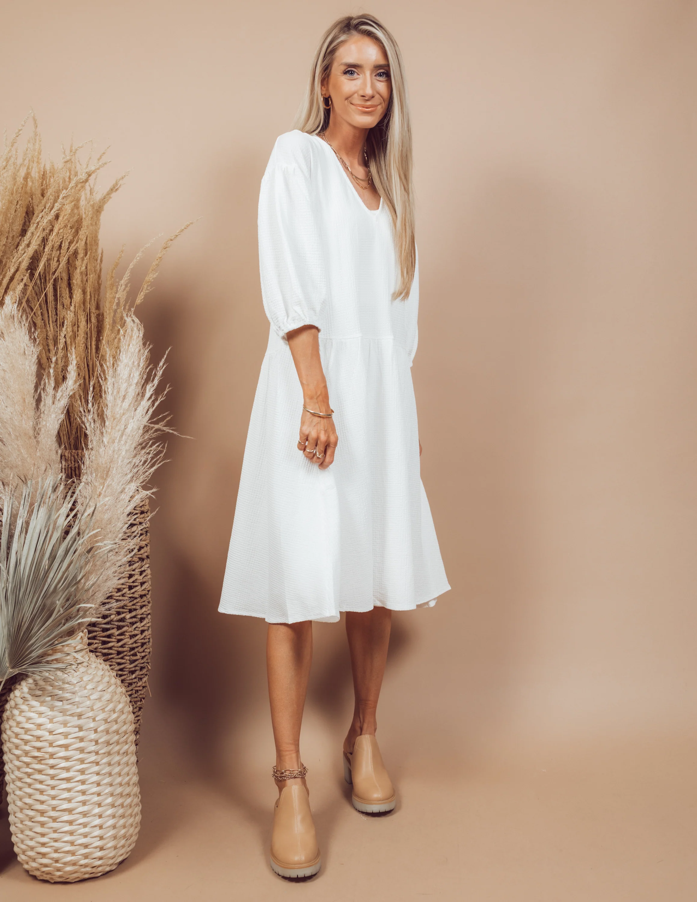 Seraphina Puff Sleeve Dress - Image 11