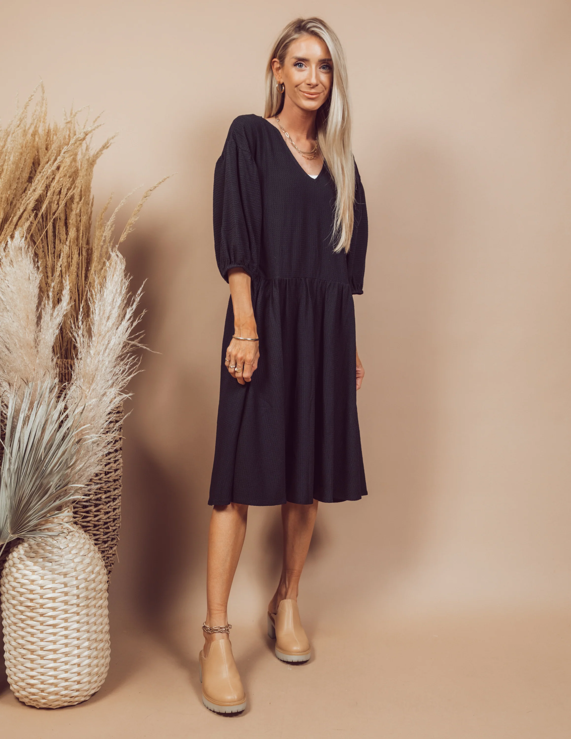 Seraphina Puff Sleeve Dress - Image 3