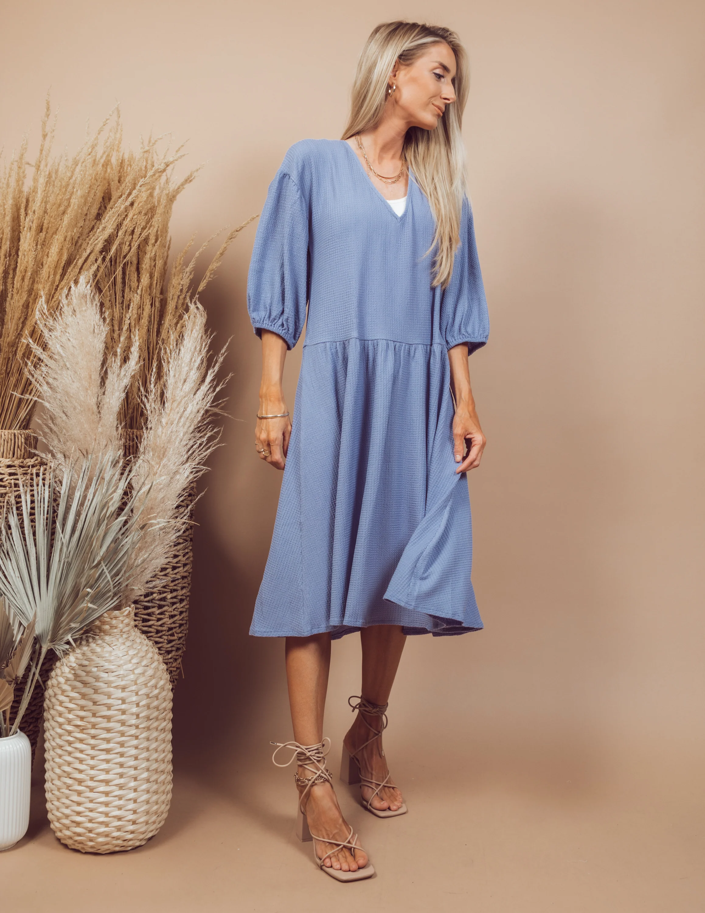 Seraphina Puff Sleeve Dress - Image 5
