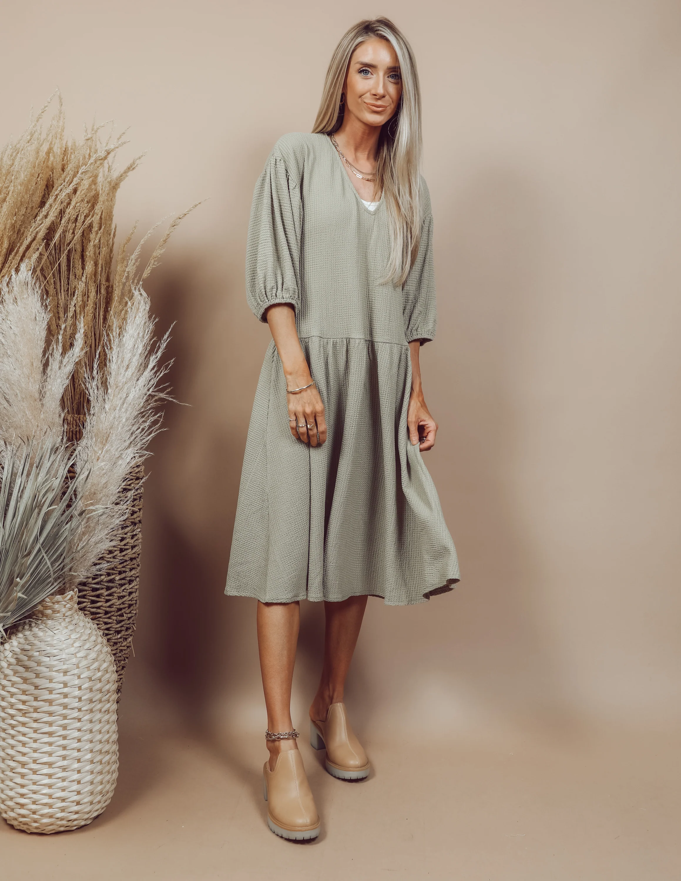Seraphina Puff Sleeve Dress - Image 6