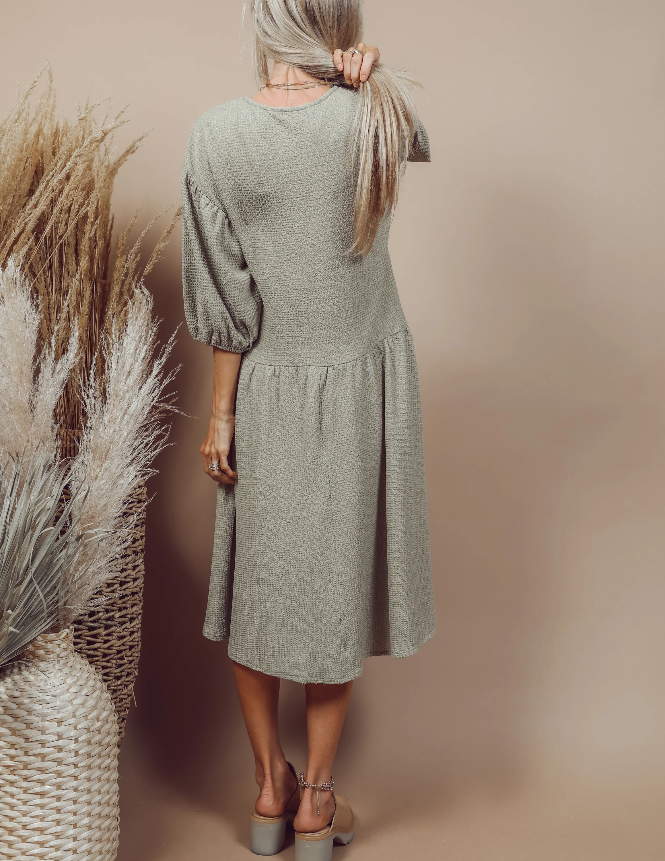 Seraphina Puff Sleeve Dress - Image 7