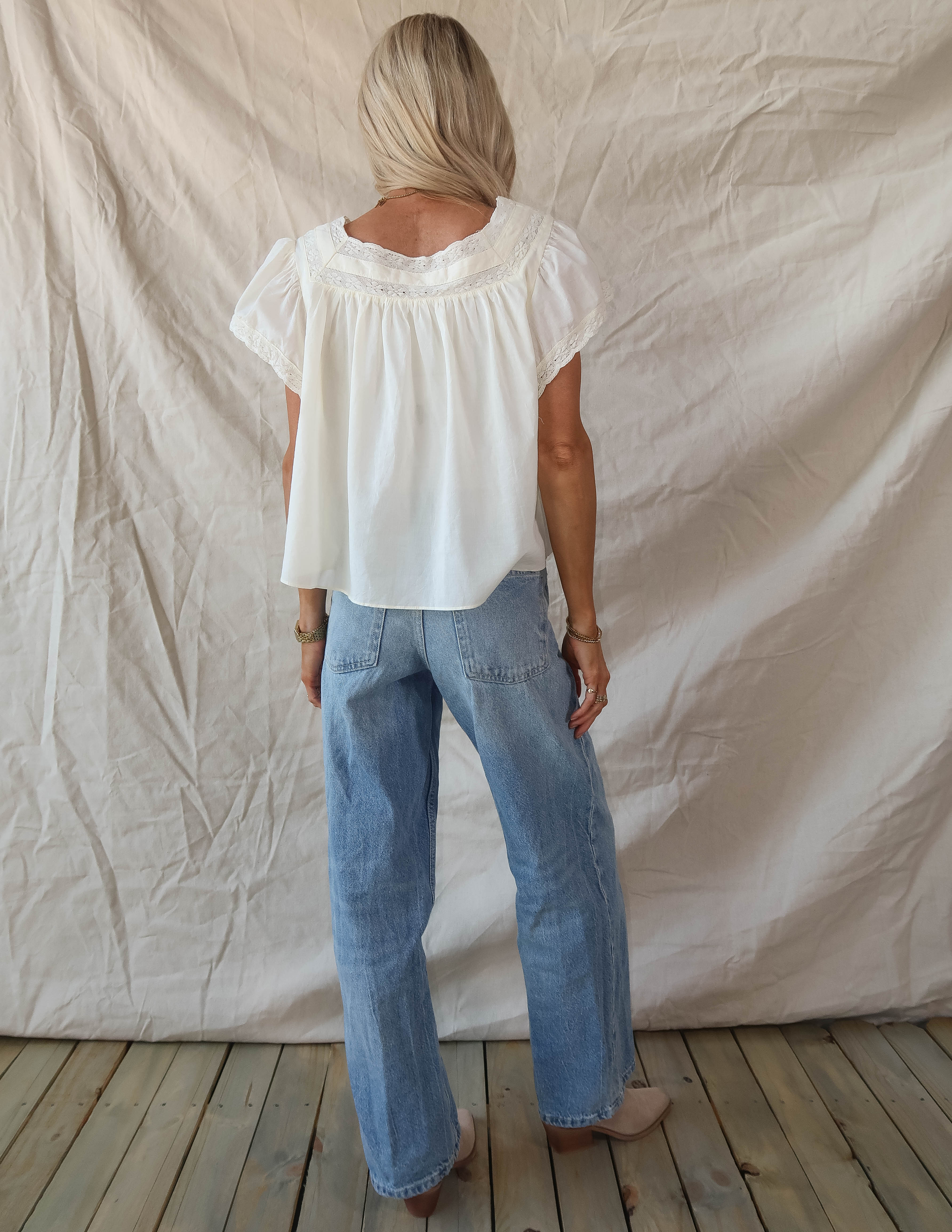 Soft Romance Pintuck Top - Image 3
