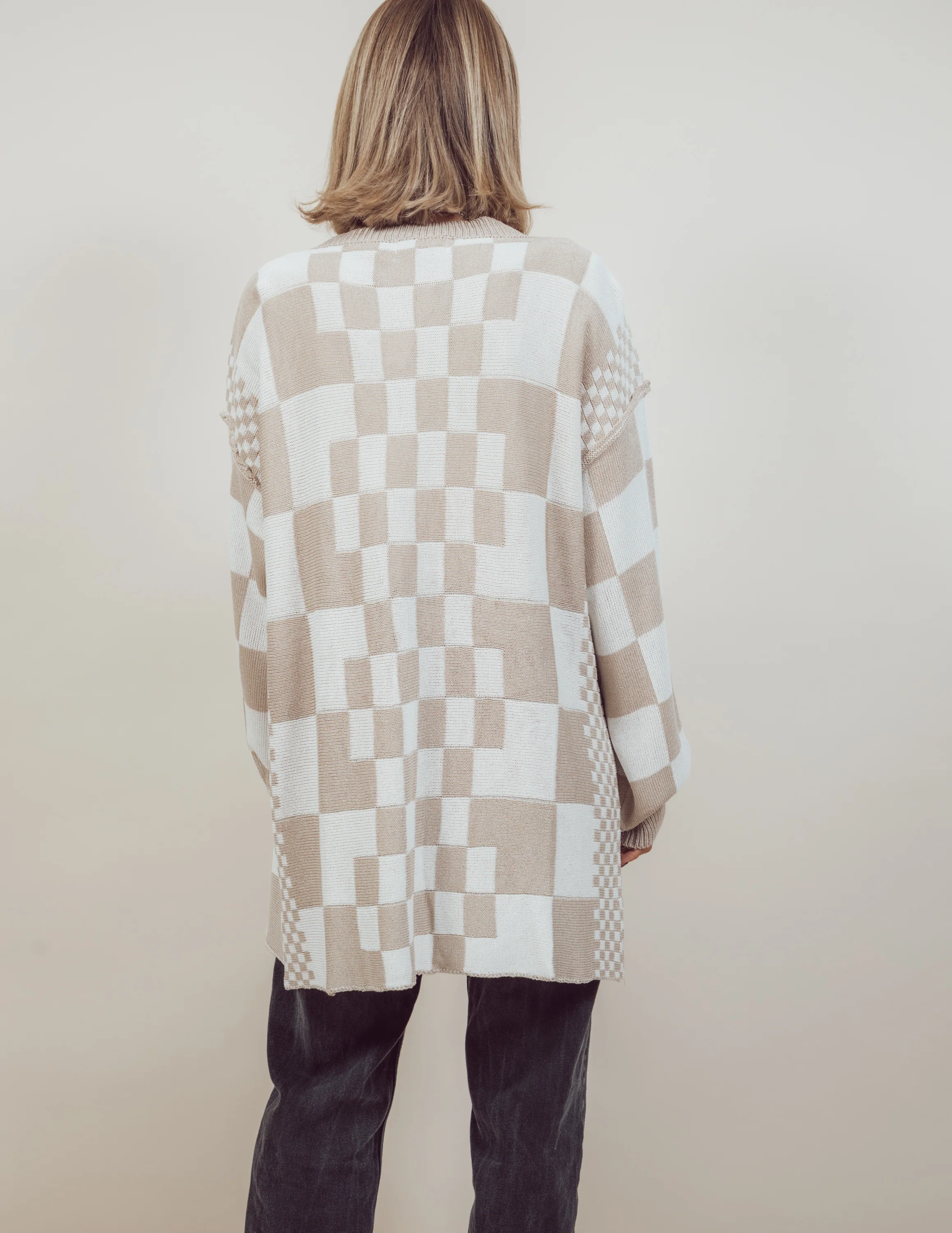 Story Checkered Cardigan - Image 3