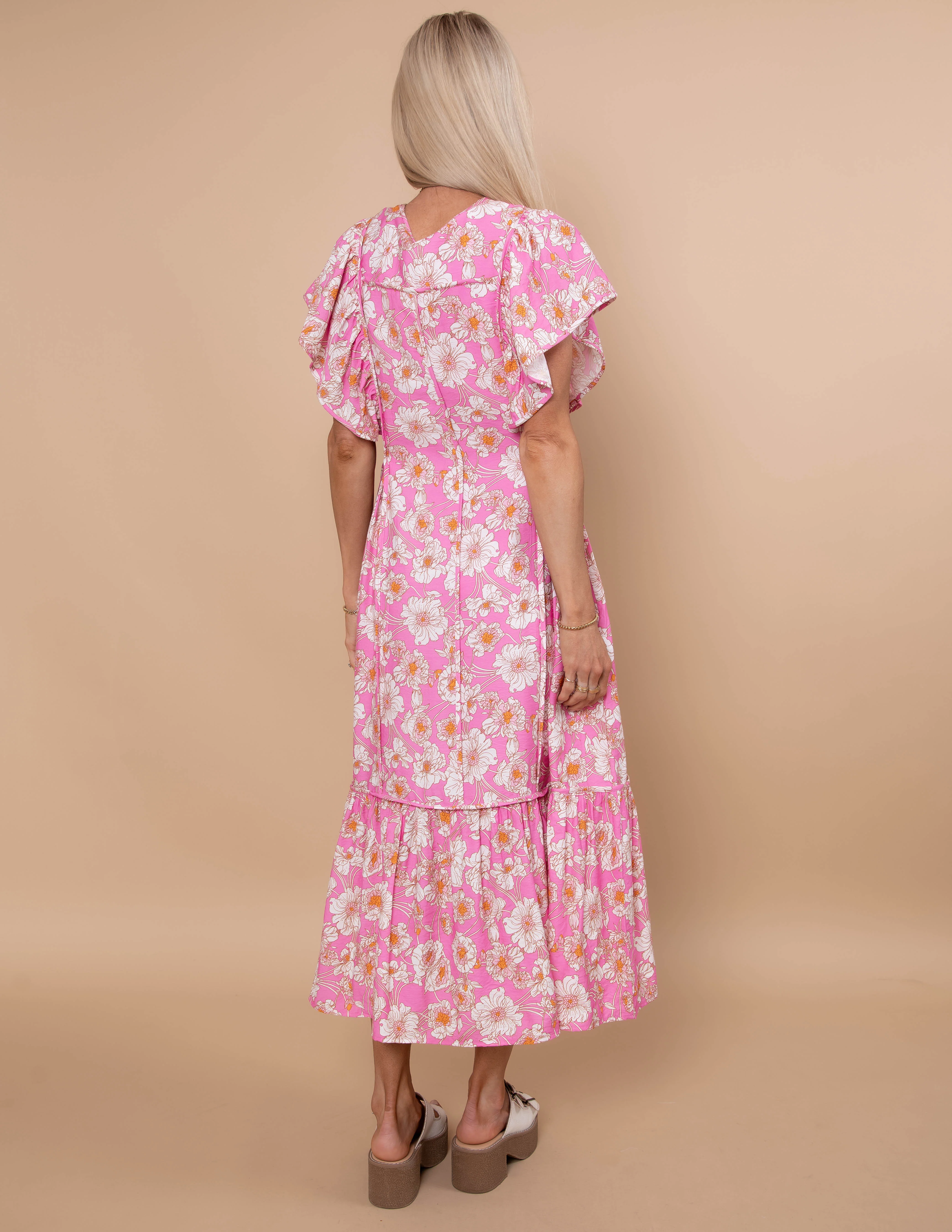 Summer Petal Midi Dress - Image 4