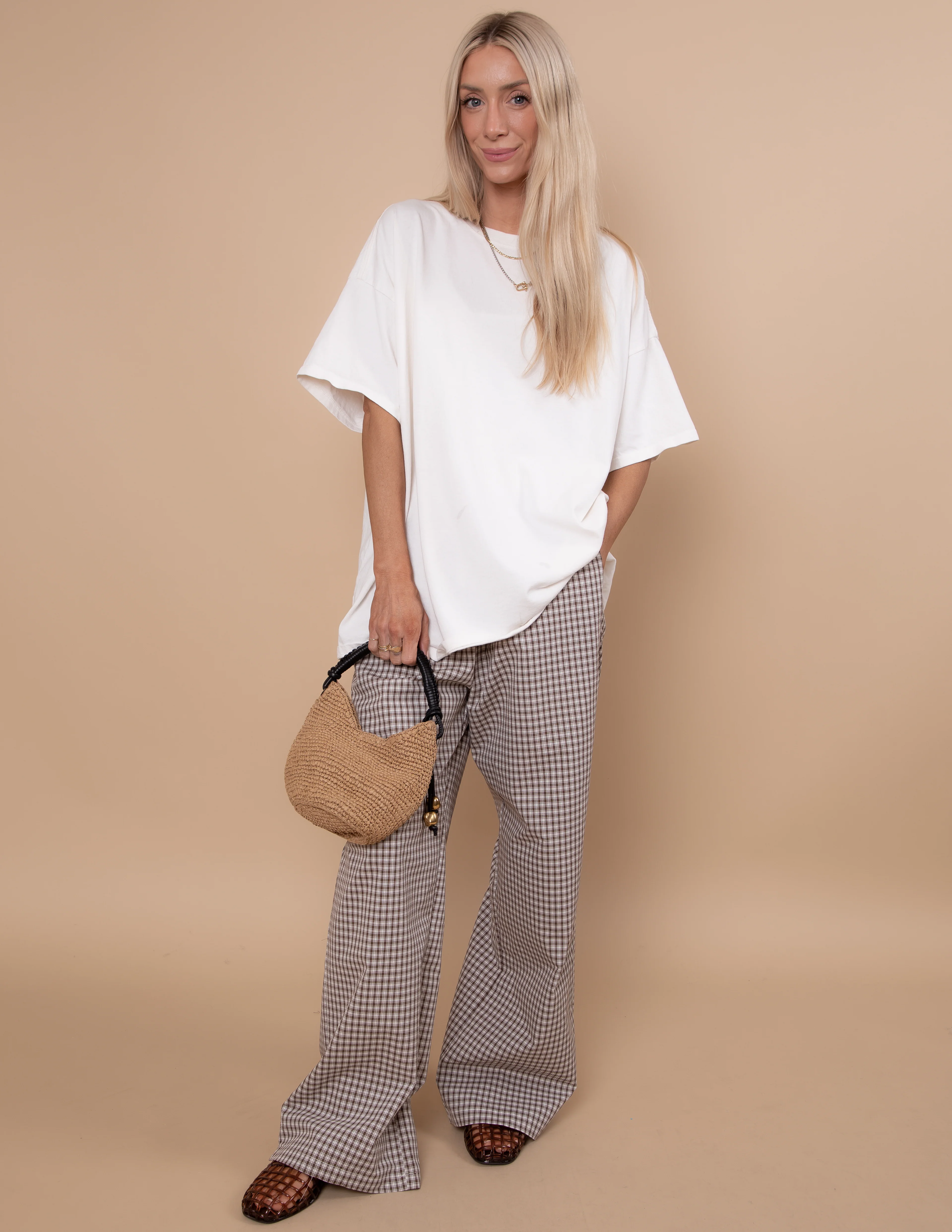 Sweet Meadow Gingham Pants - Image 3