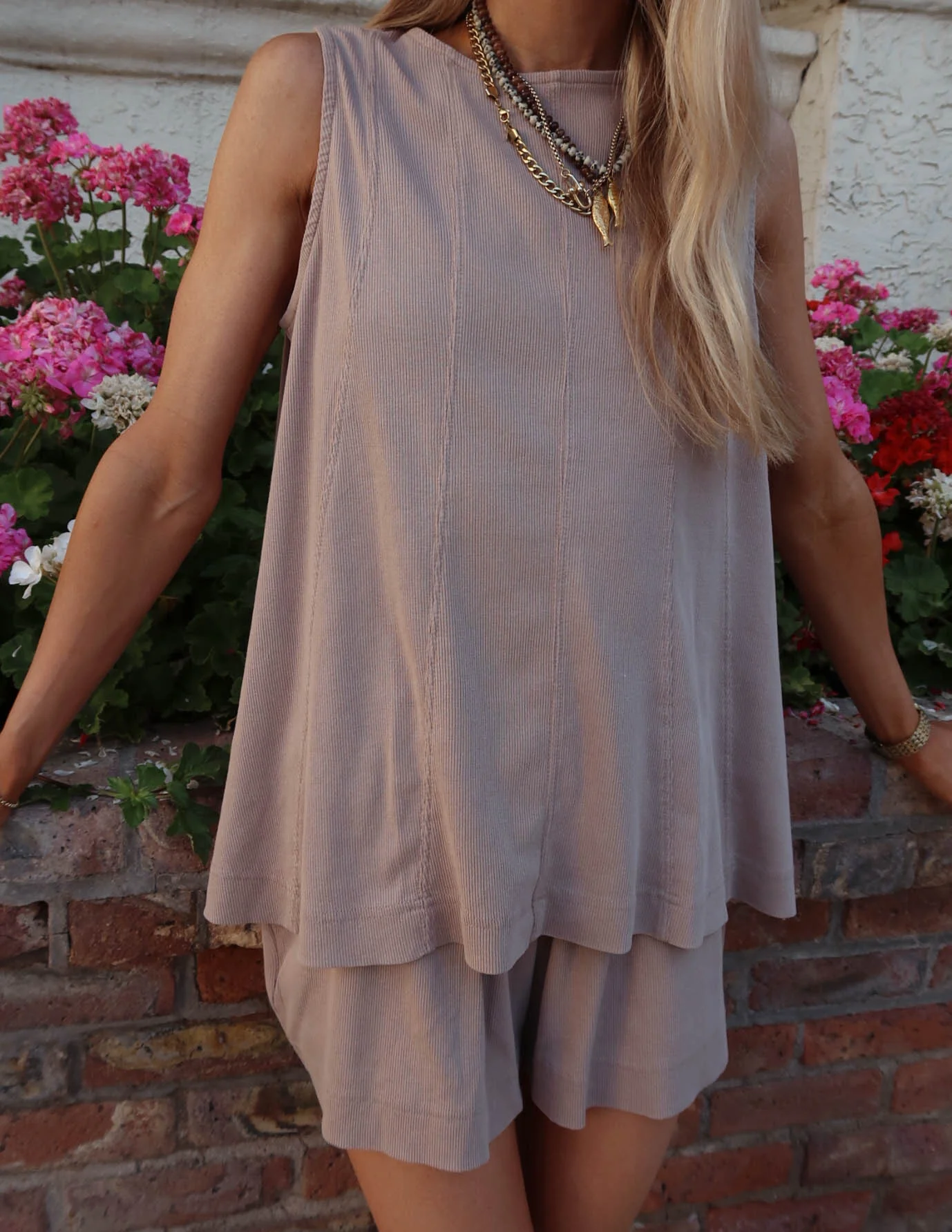 Talitha Poolside Set in Taupe - Image 3
