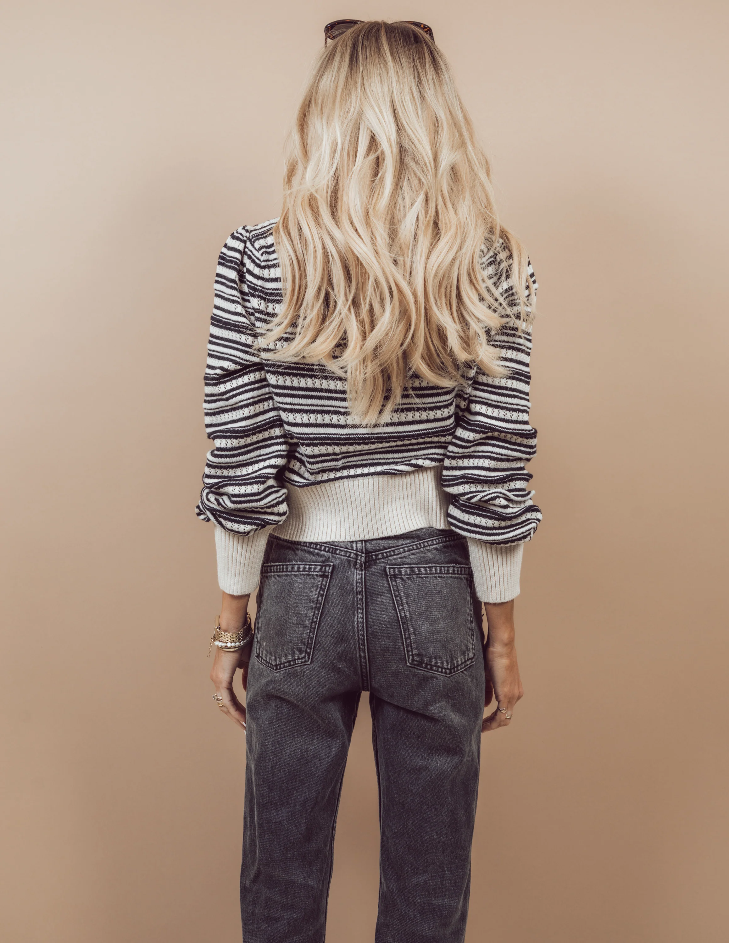 Tori Striped Cardigan - Image 5