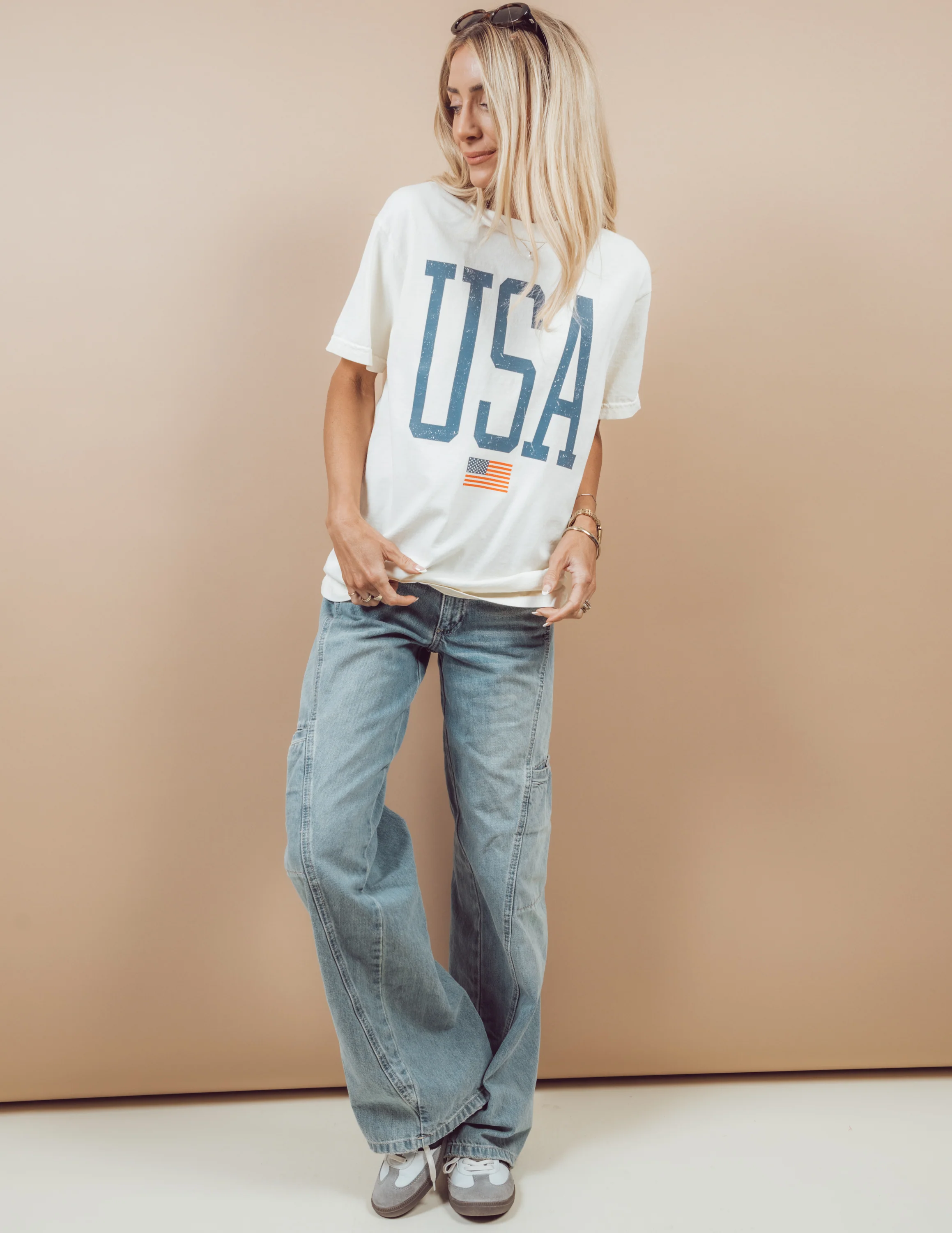 USA Vintage Graphic Tee - Image 3