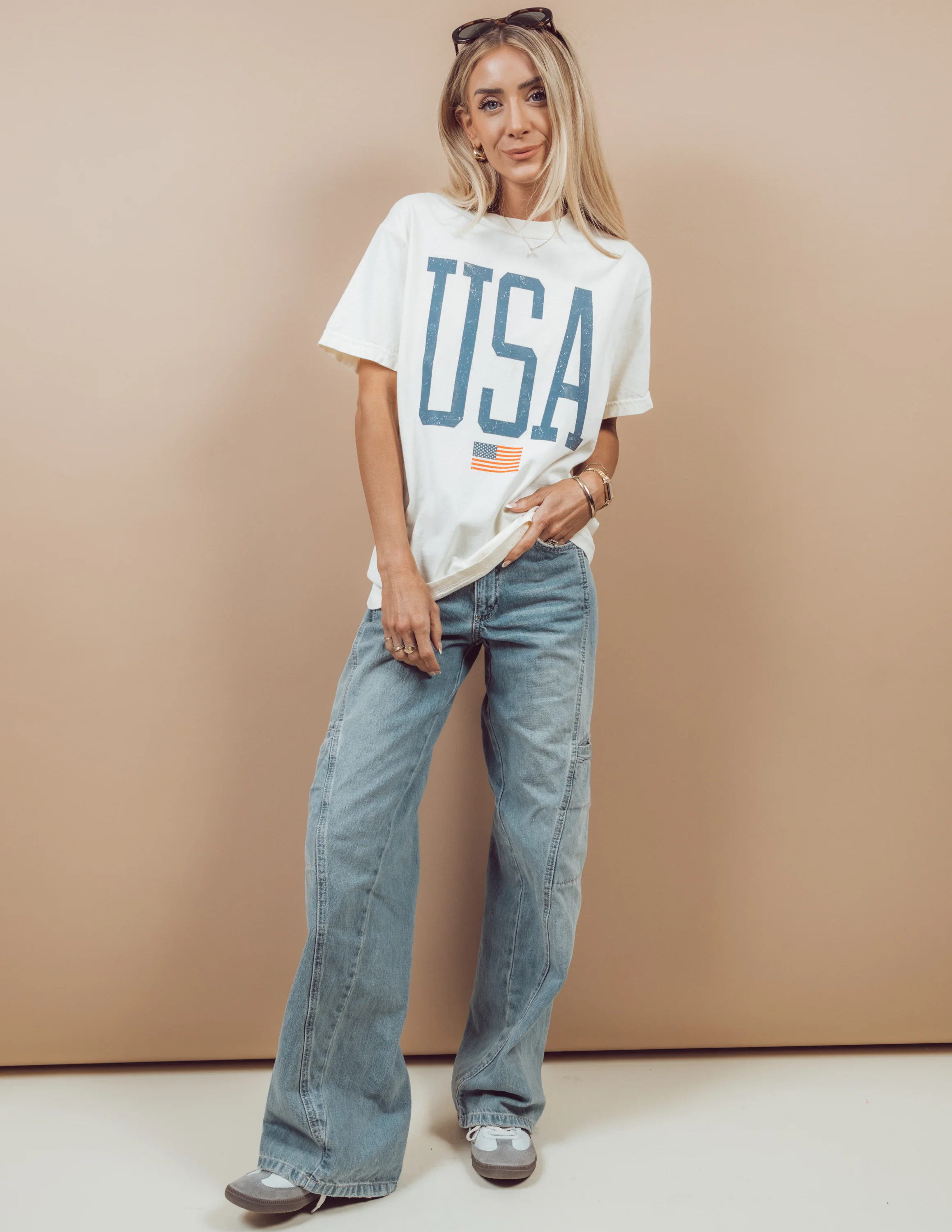 USA Vintage Graphic Tee - Image 5