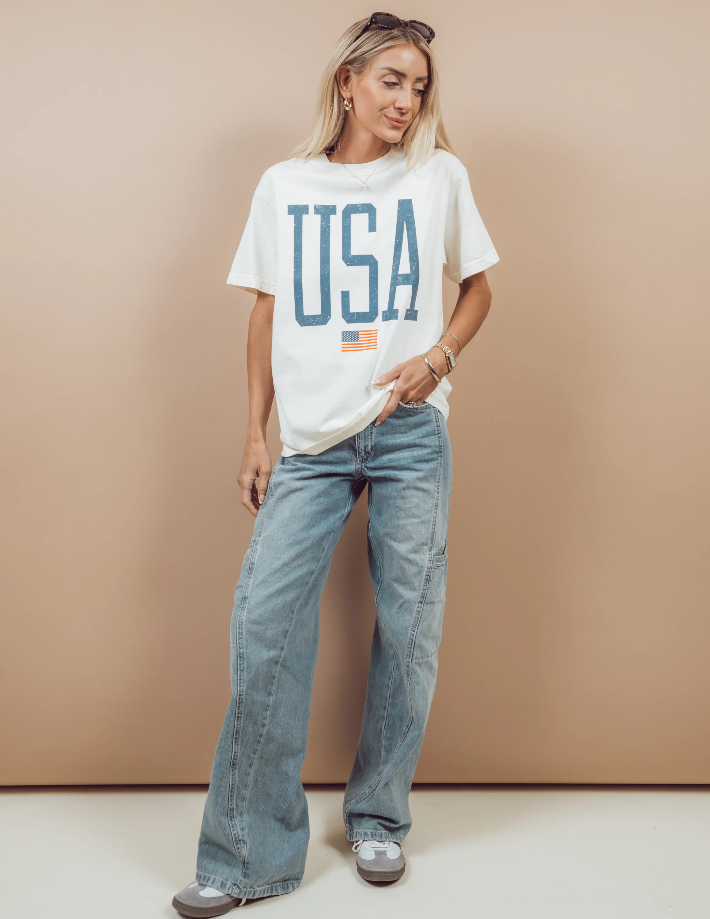 USA Vintage Graphic Tee - Image 6