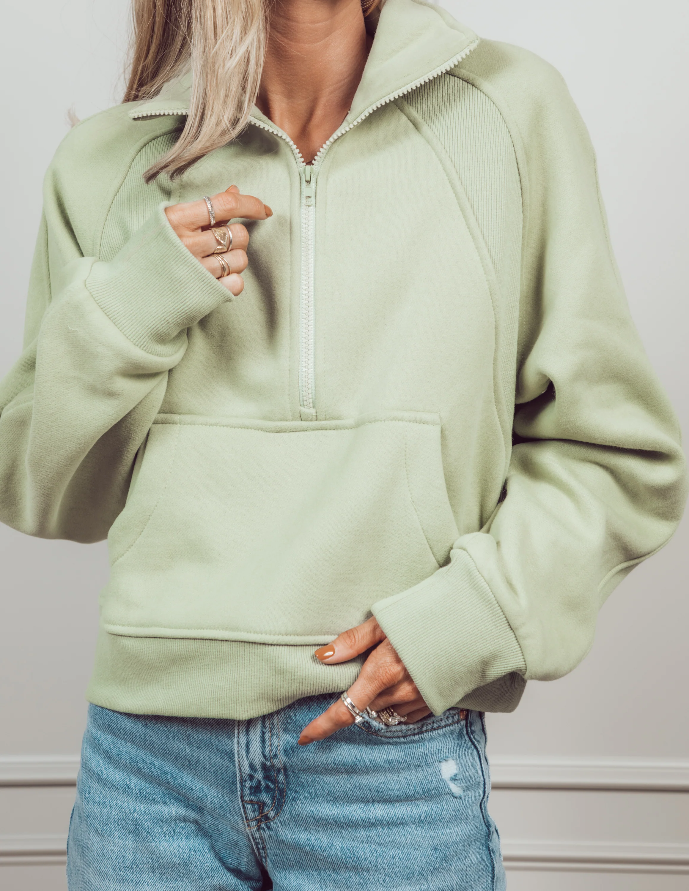 Valerie Half-Zip Sweatshirt - Image 10