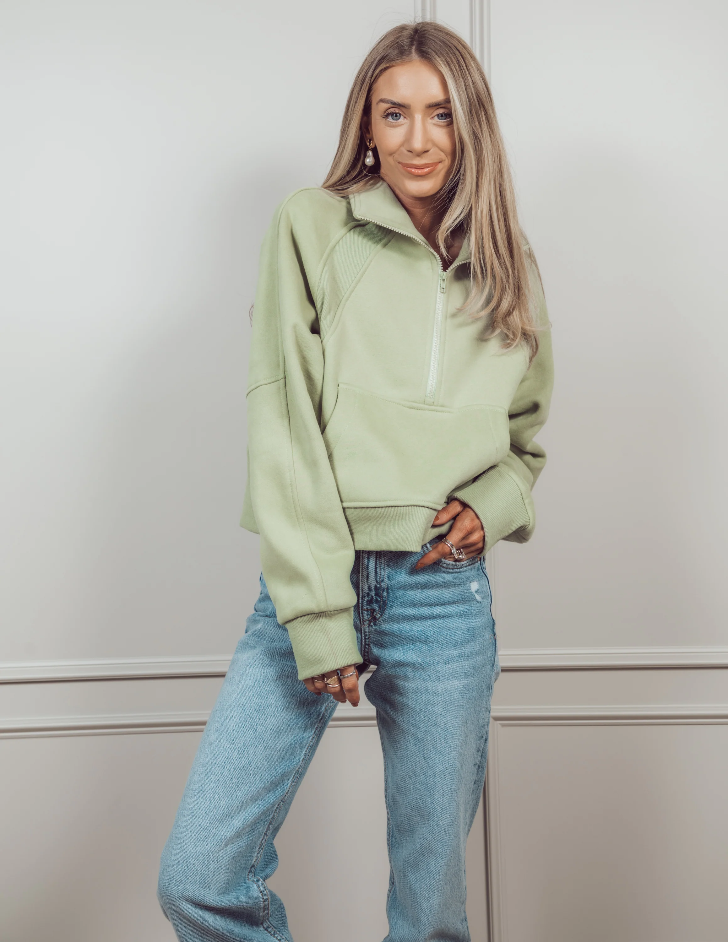 Valerie Half-Zip Sweatshirt - Image 6