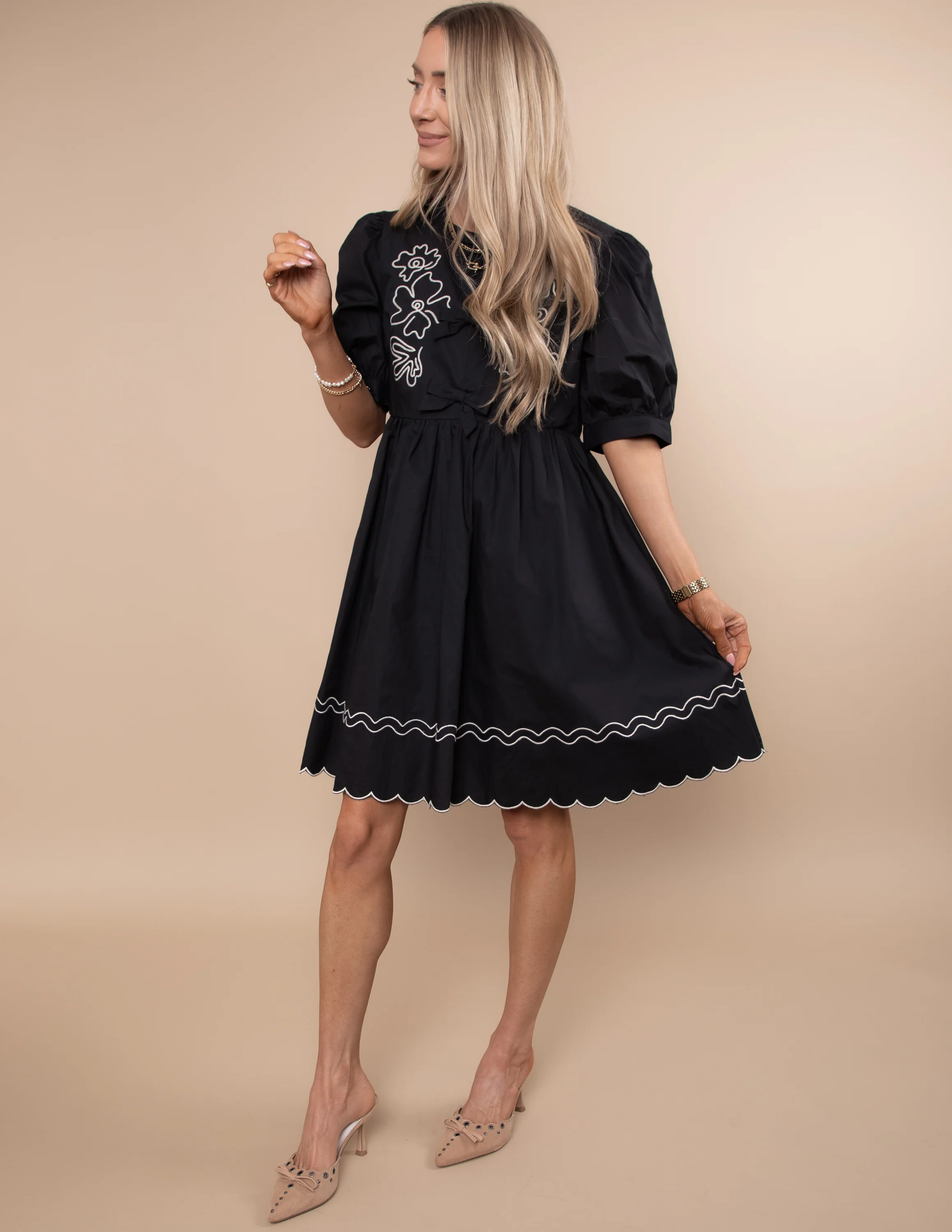 Weston Embroidered Dress - Image 3