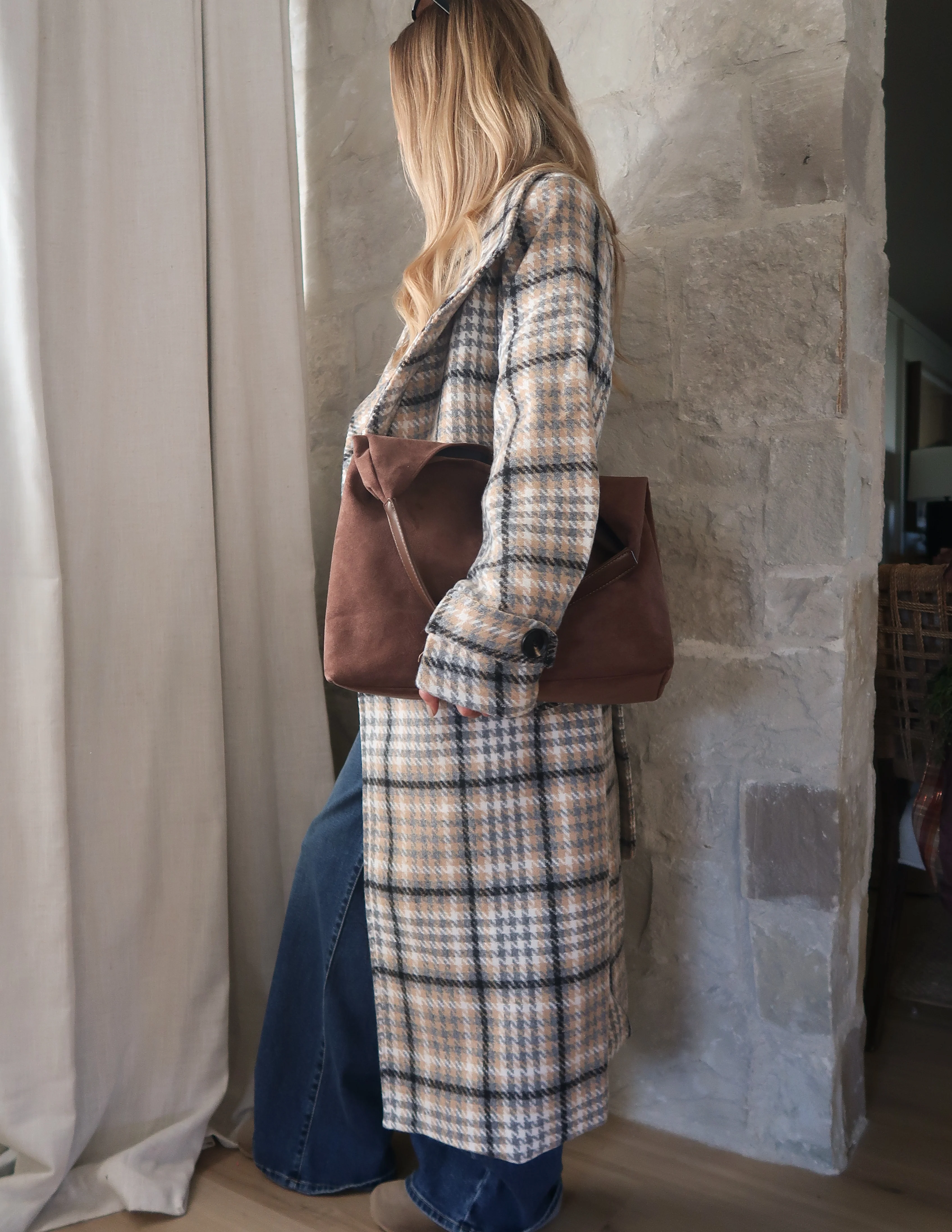Windsor Check Overcoat - Image 4