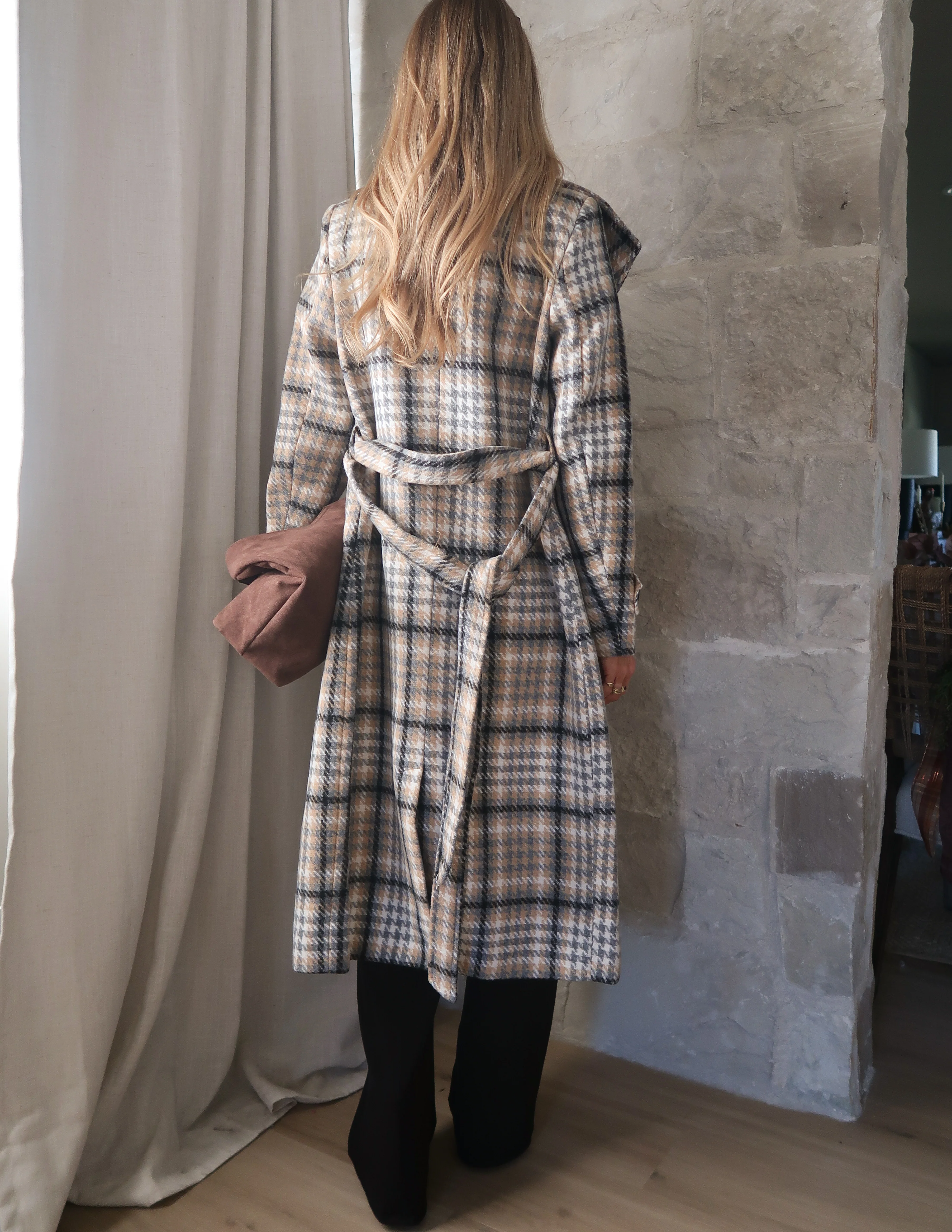 Windsor Check Overcoat - Image 6