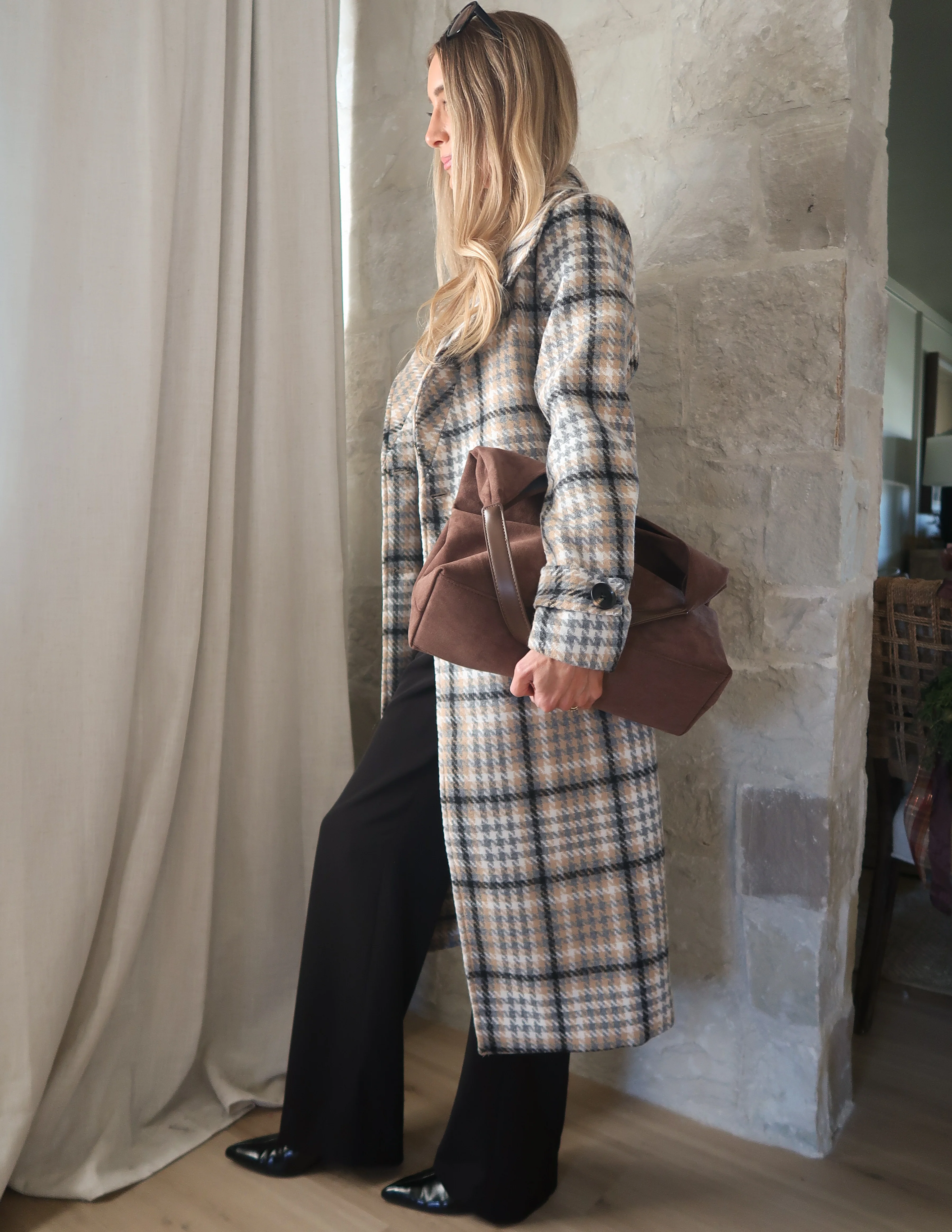 Windsor Check Overcoat - Image 7