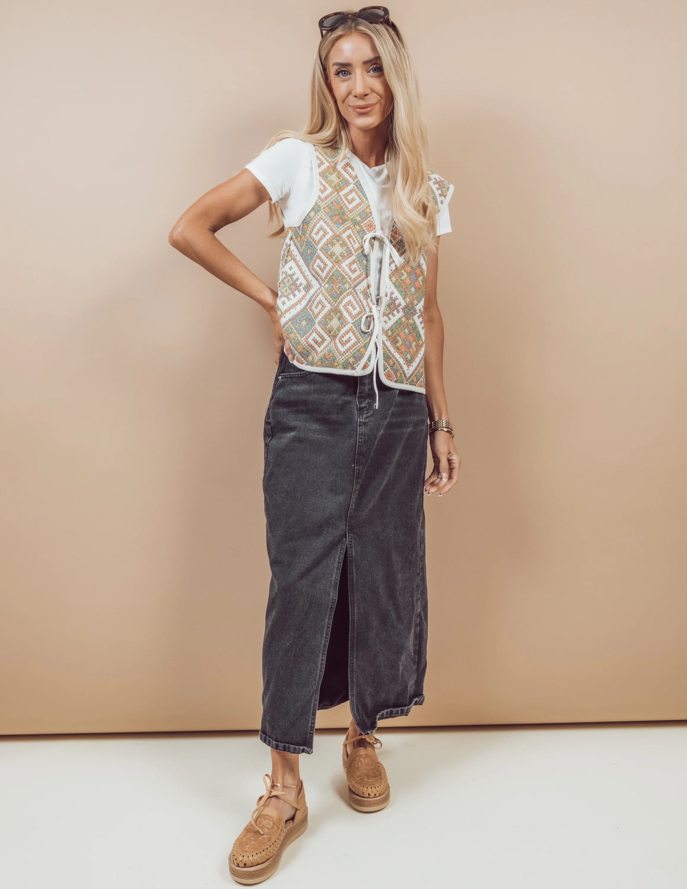 Winona Printed Vest - Image 3