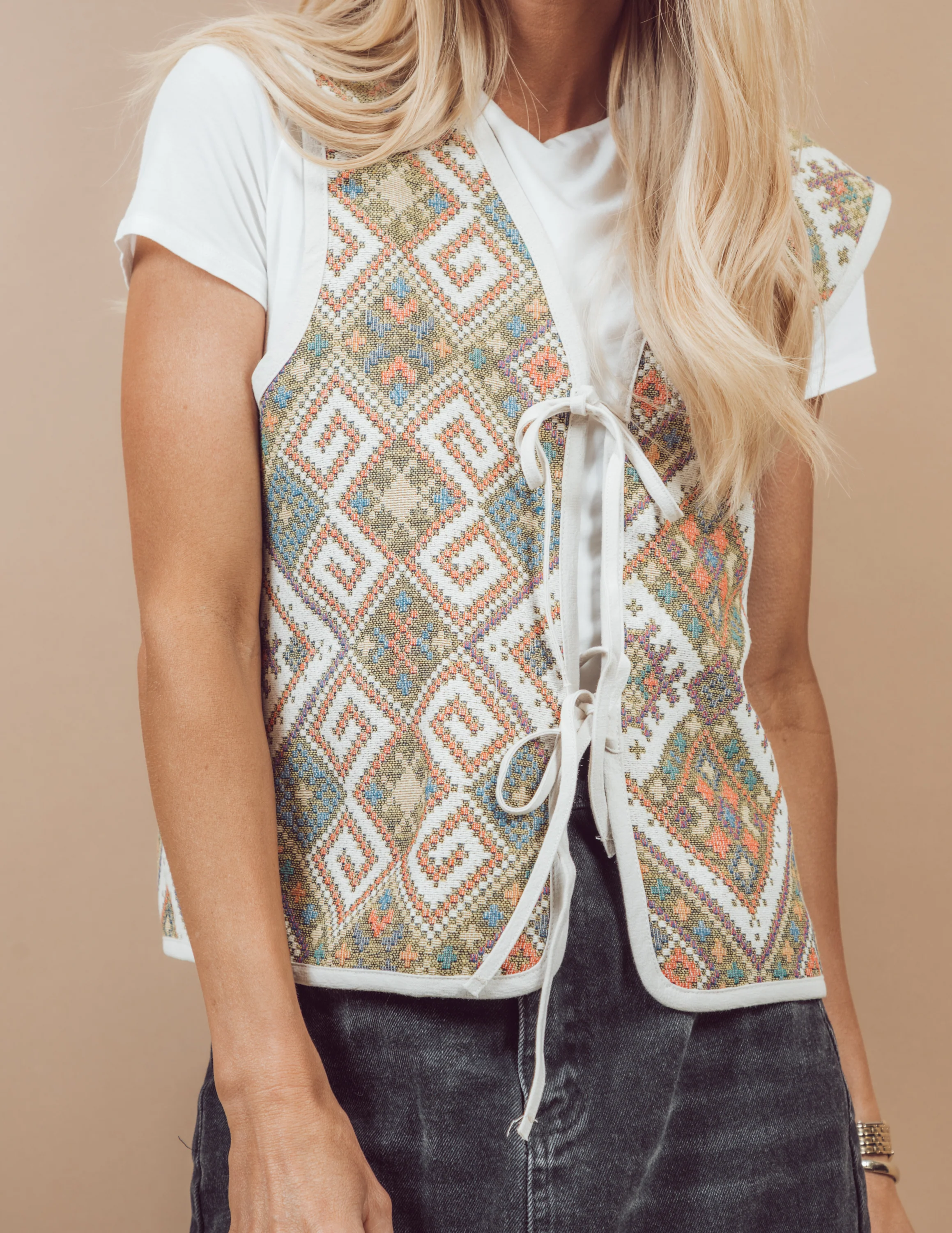 Winona Printed Vest - Image 4