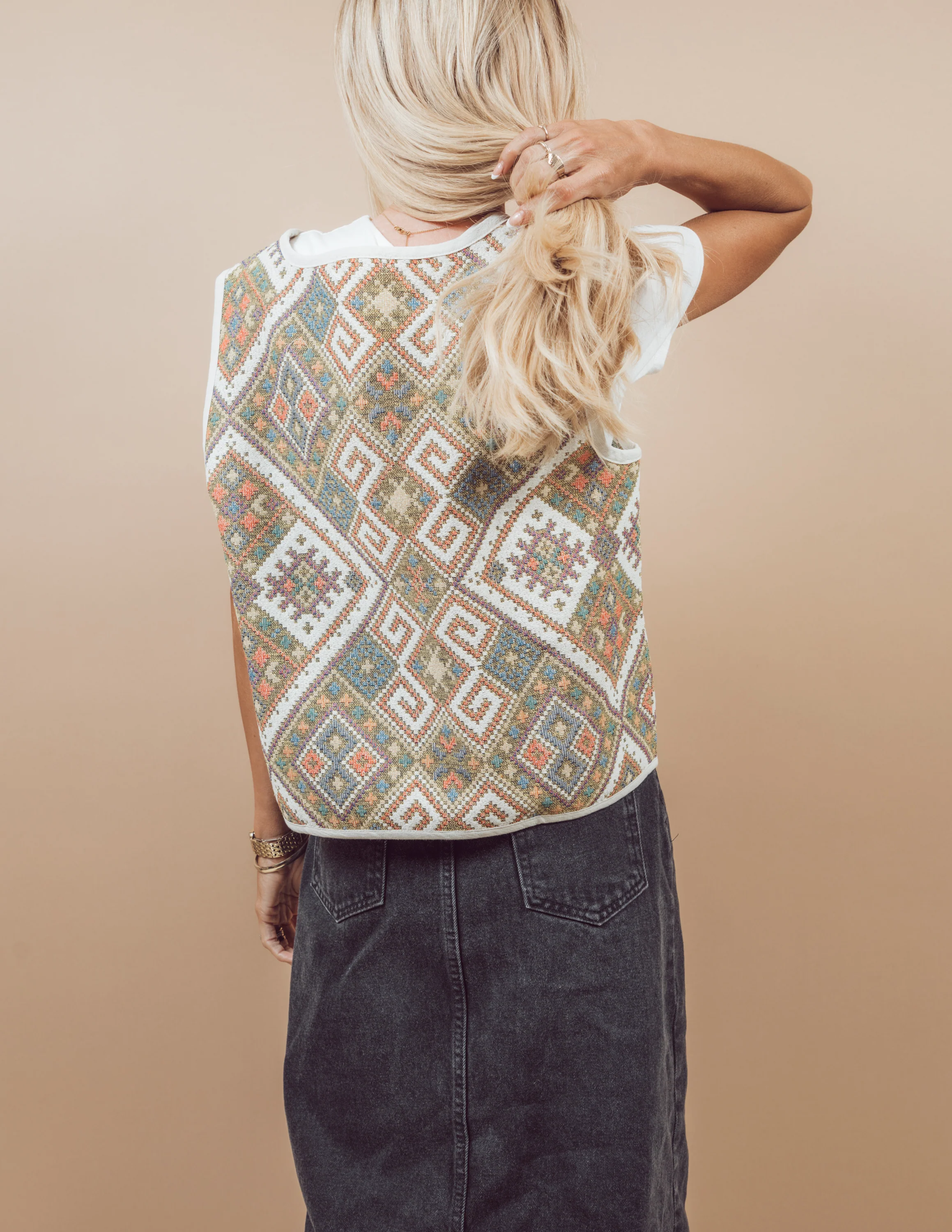 Winona Printed Vest - Image 5